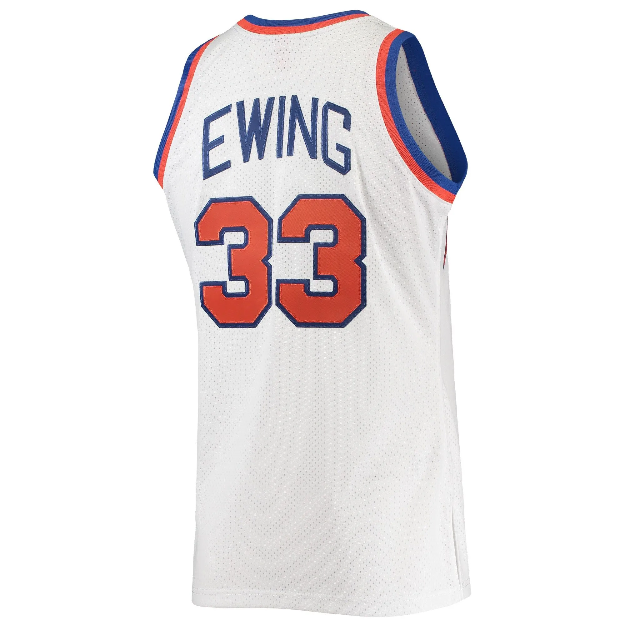 Patrick Ewing New York Knicks Mitchell & Ness 1985/86 Hardwood Classics  Jersey - White