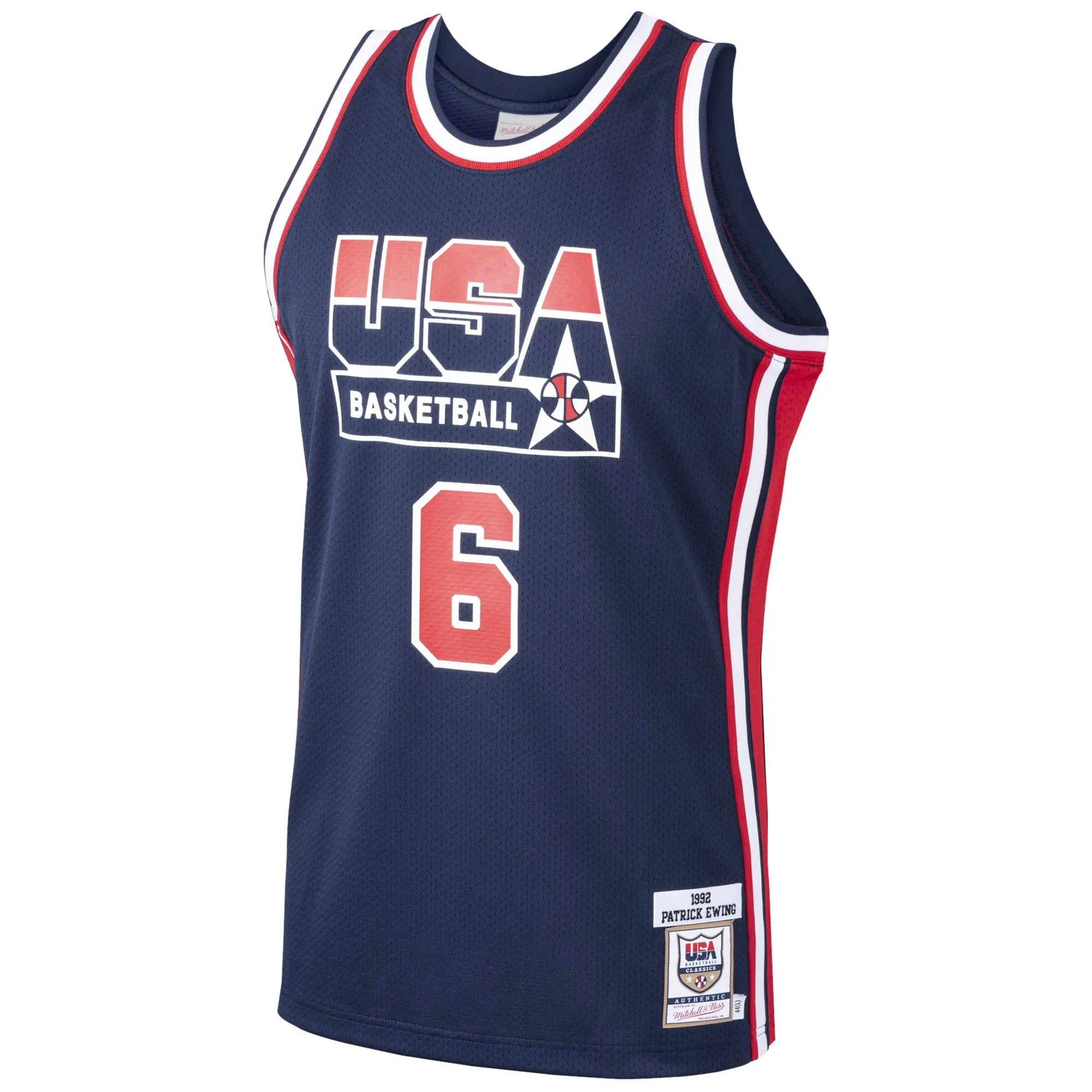 Patrick Ewing USA Basketball Mitchell & Ness 1992 Dream Team  Jersey - Navy