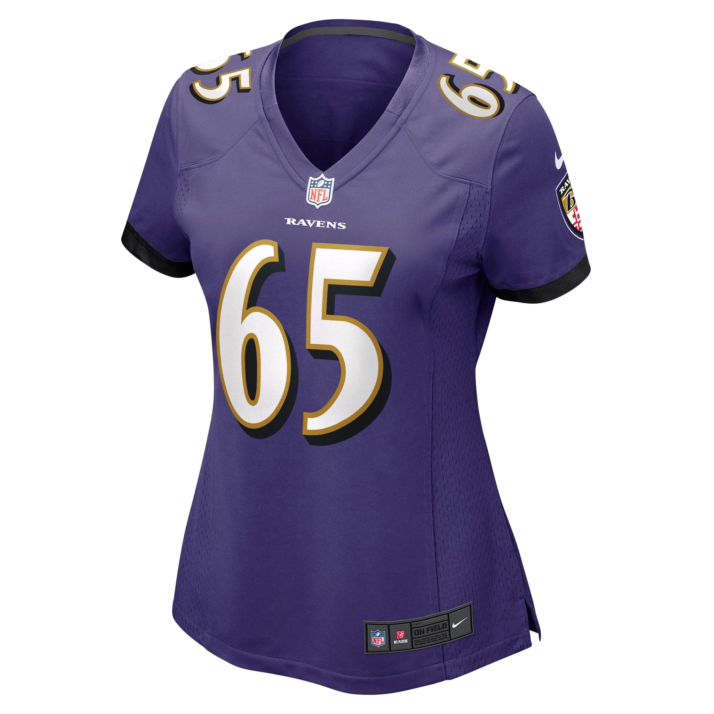 Patrick Mekari Baltimore Ravens  Women's Game Jersey - Purple