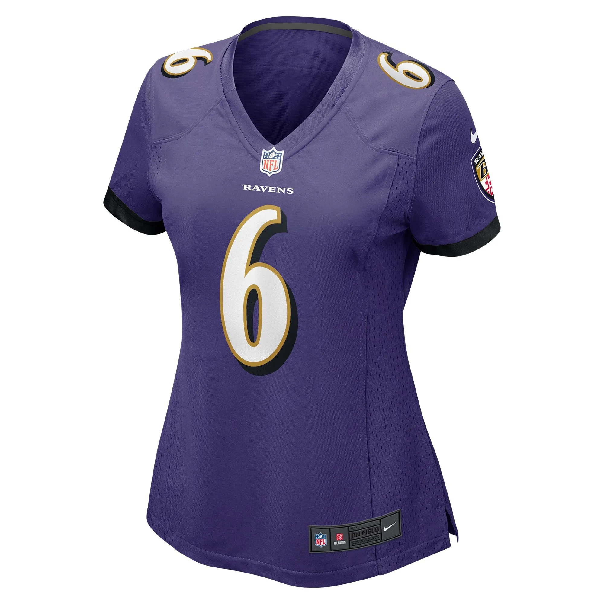 Patrick Queen Baltimore Ravens  Women's Game Player Jersey - Purple