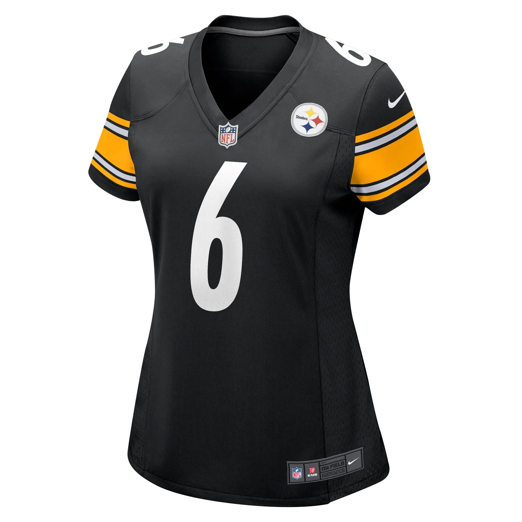 Patrick Queen Pittsburgh Steelers  Women's Game Player Jersey - Black