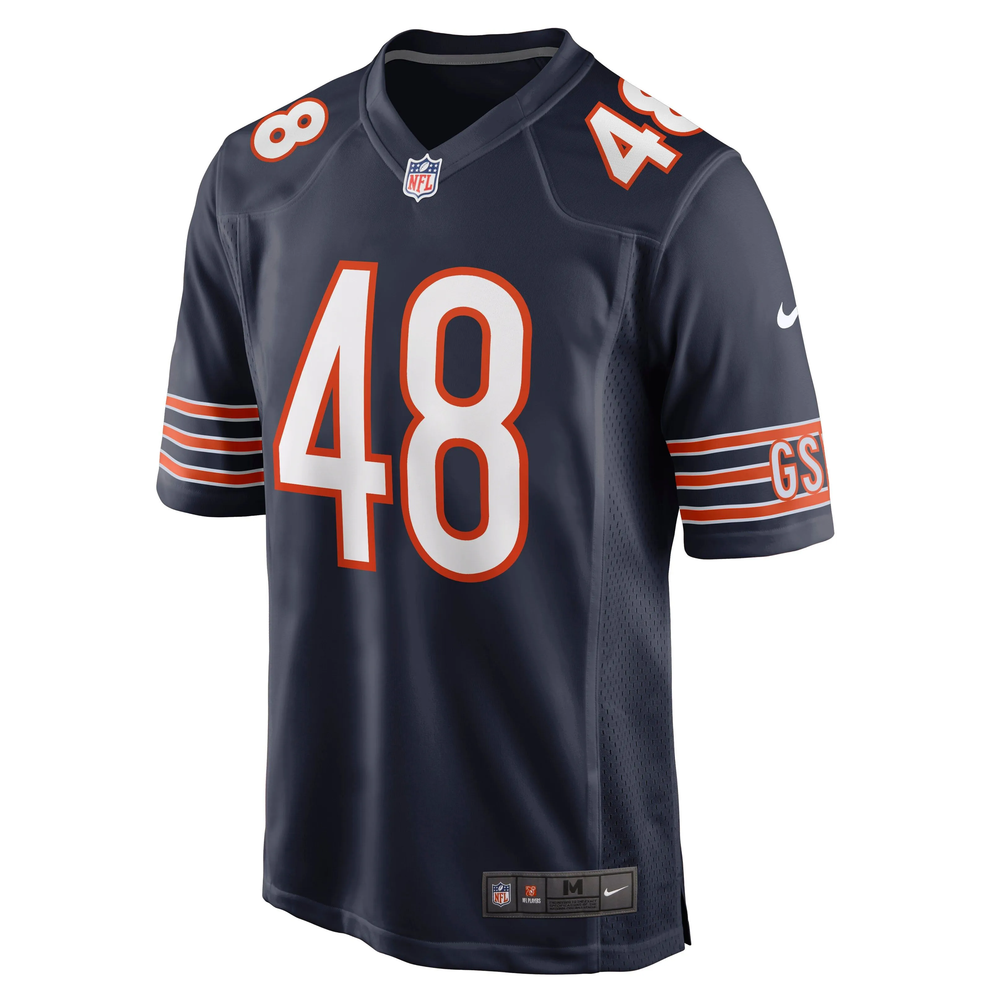 Patrick Scales Chicago Bears  Game Jersey - Navy