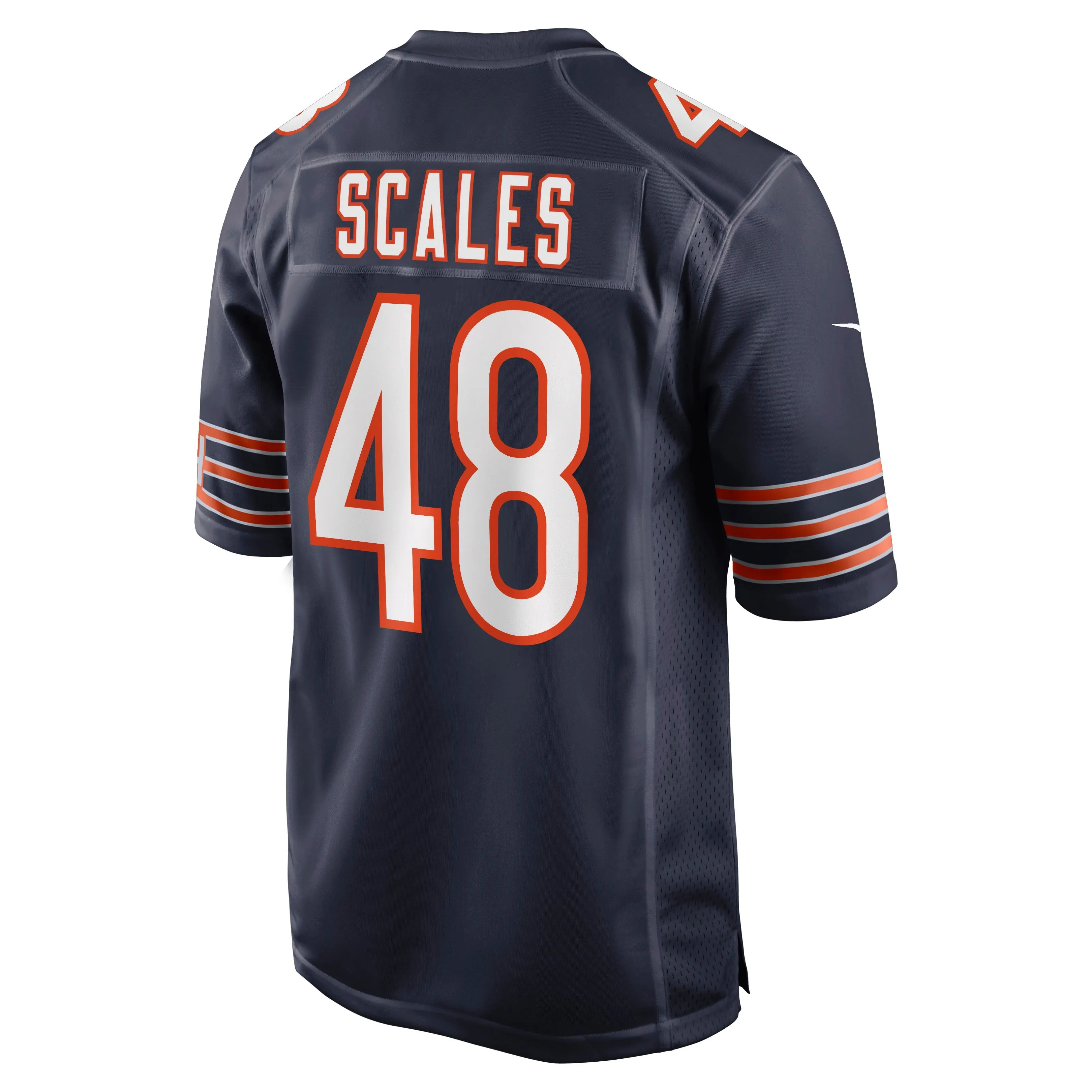 Patrick Scales Chicago Bears  Game Jersey - Navy