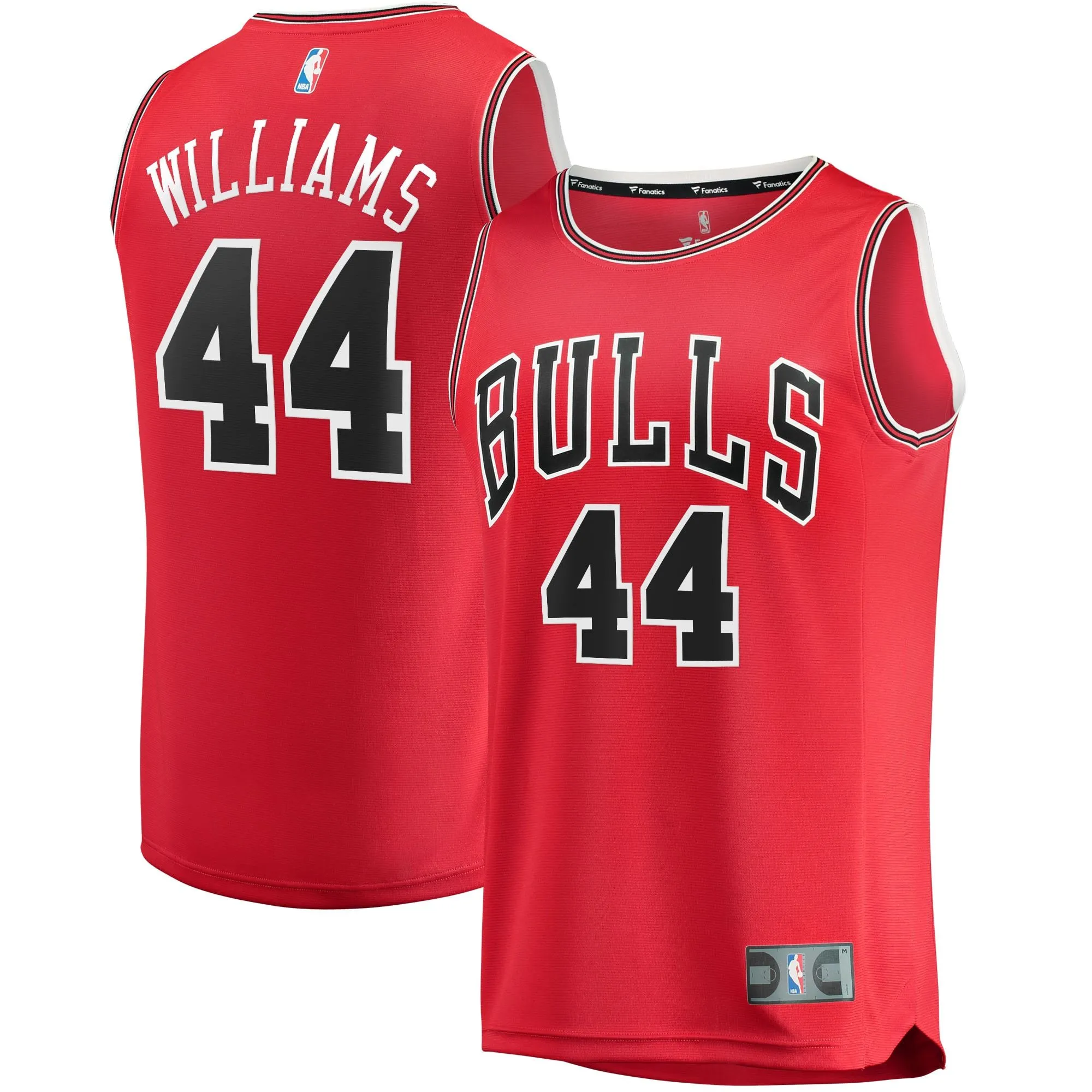 Patrick Williams Chicago Bulls Fanatics Branded Fast Break Replica Jersey - Icon Edition - Red