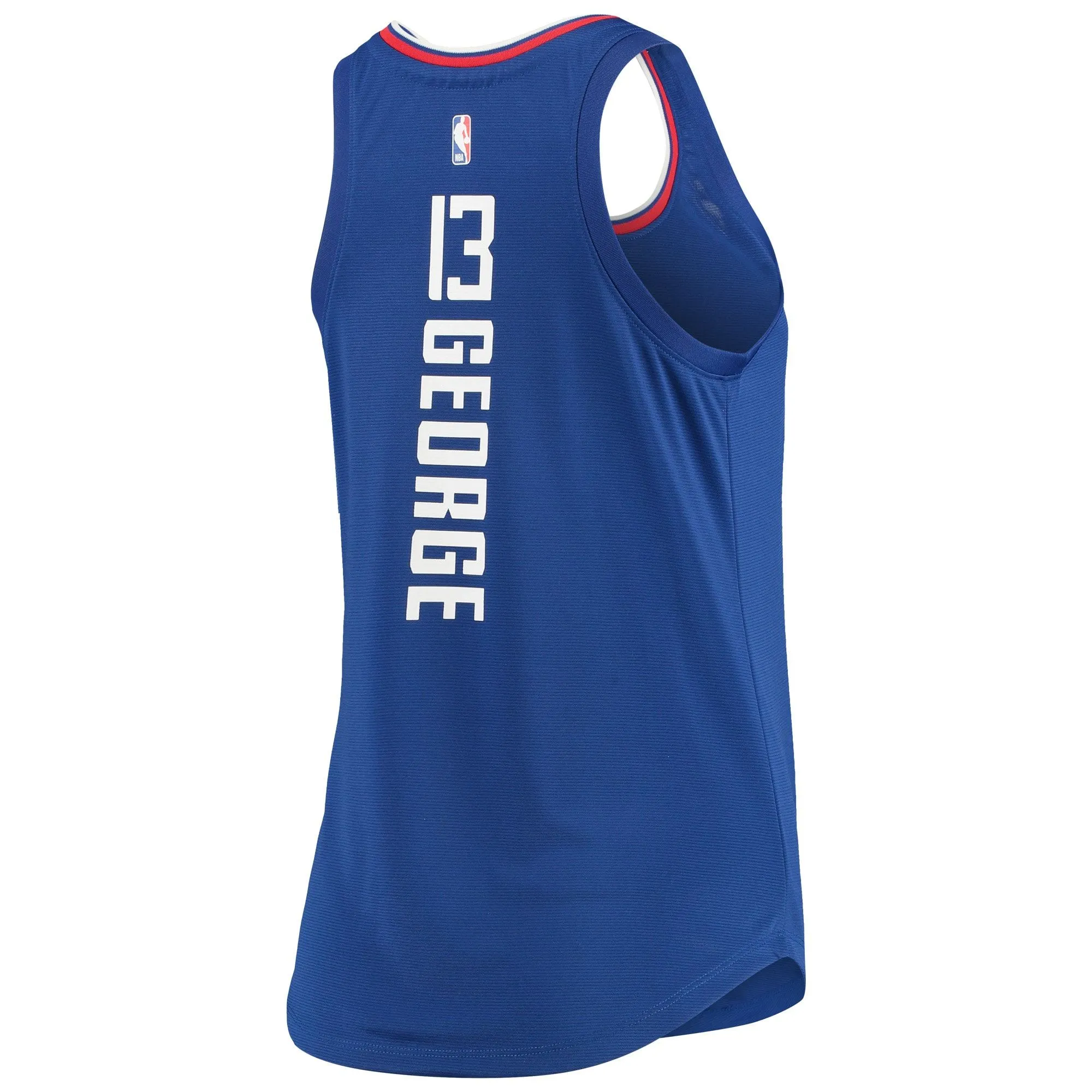 Paul George LA Clippers Fanatics Branded Women's Fast Break Player Movement Jersey Tank Top - Royal