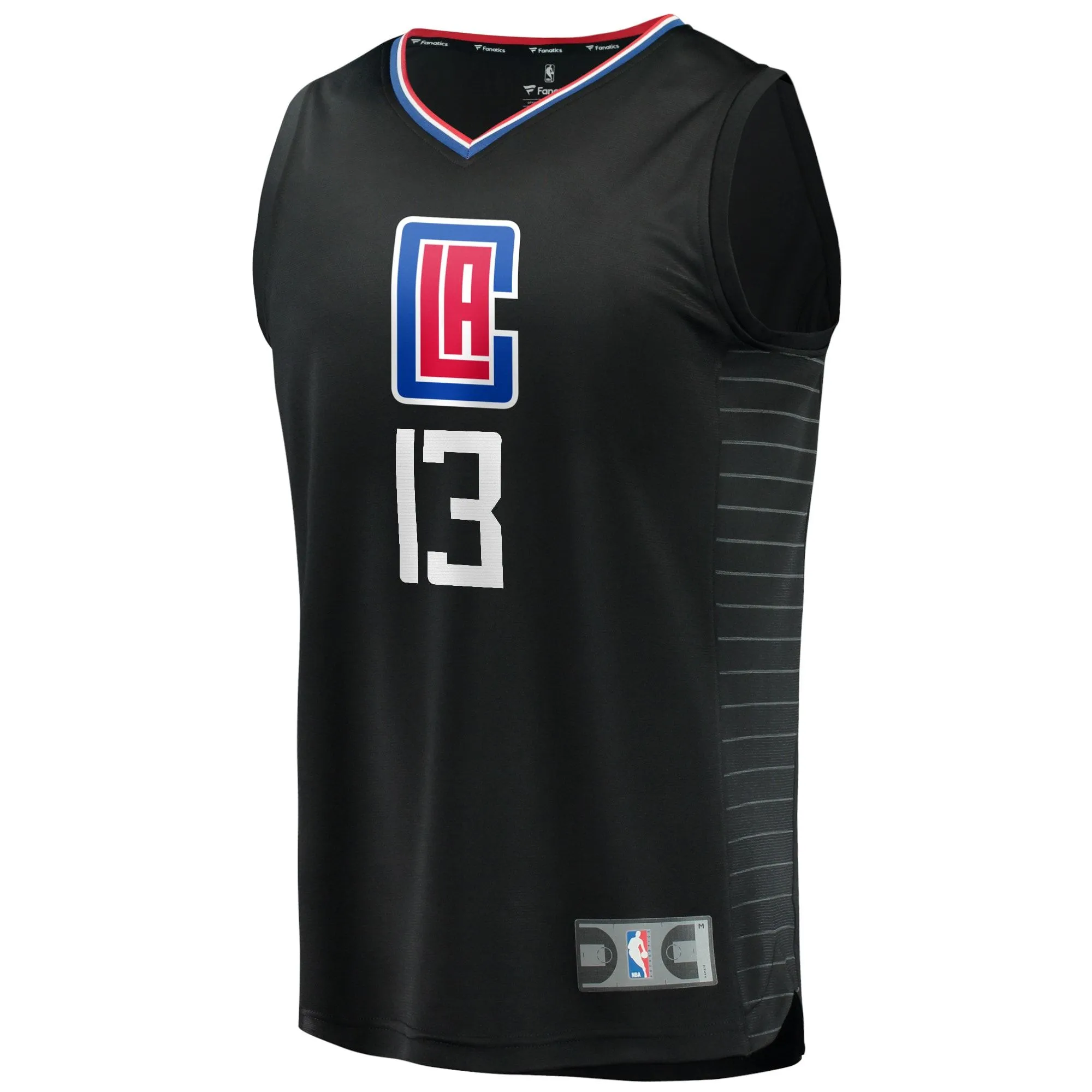 Paul George LA Clippers Fanatics Branded Youth 2020/21 Fast Break Player Jersey - Black - Statement Edition