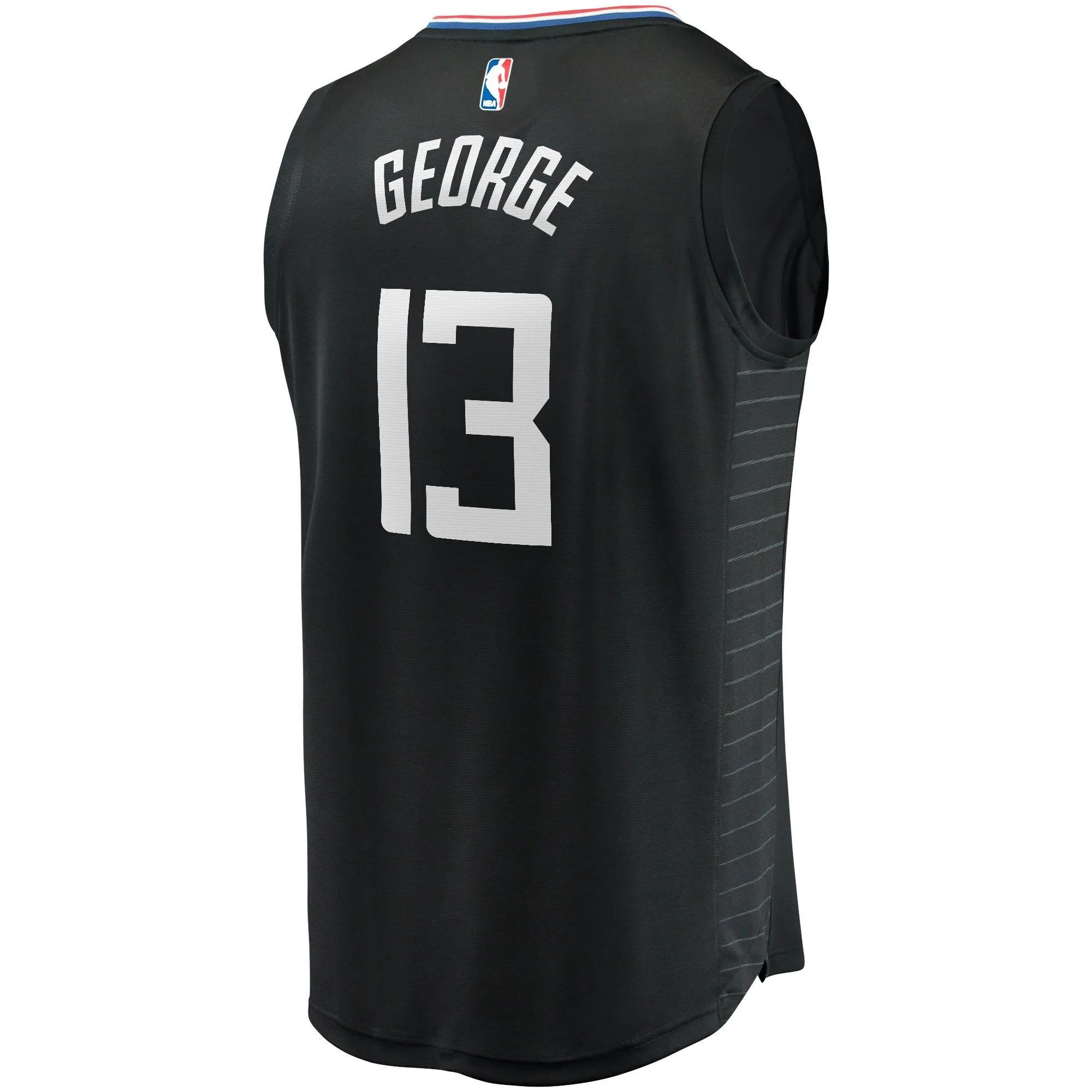 Paul George LA Clippers Fanatics Branded Youth 2020/21 Fast Break Player Jersey - Black - Statement Edition