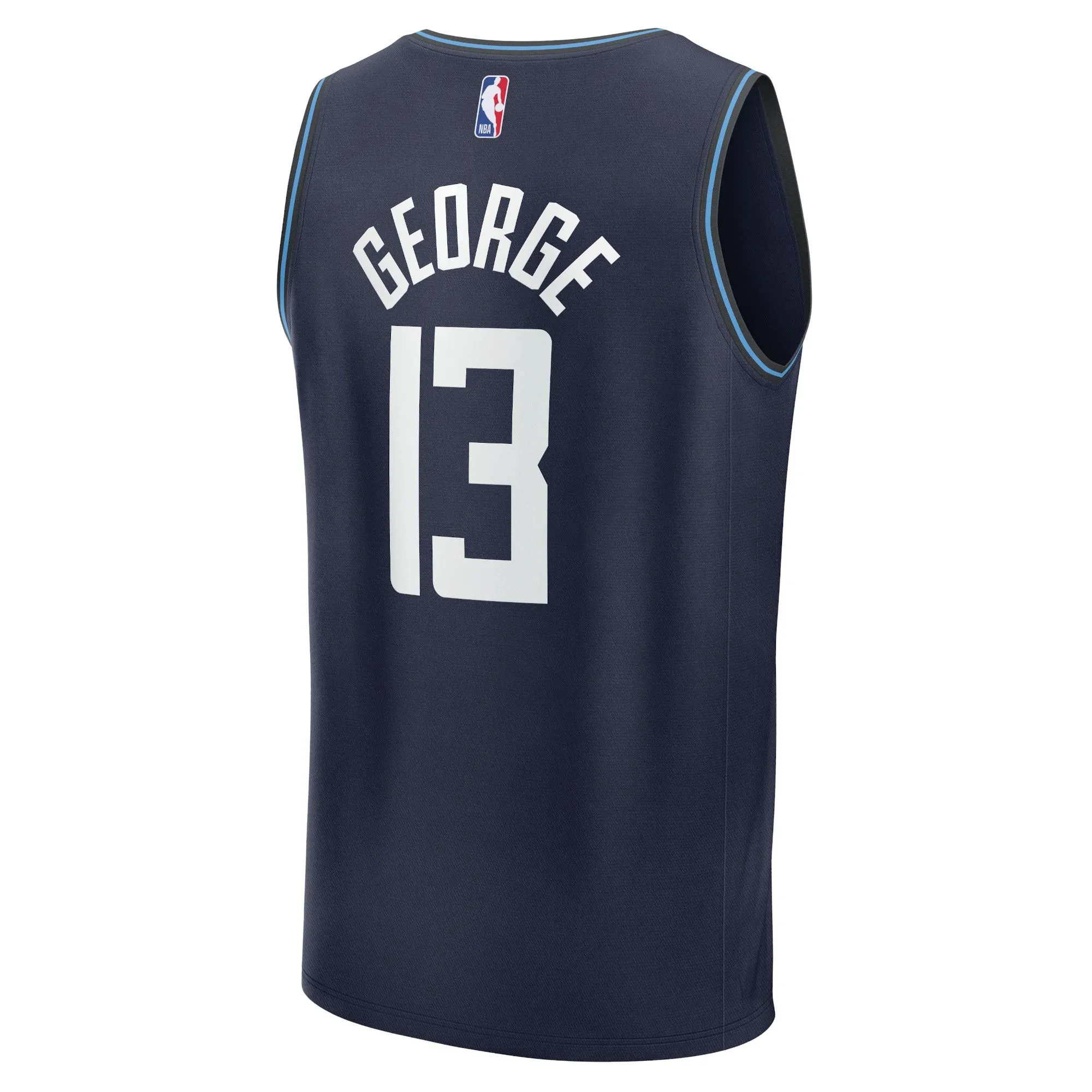 Paul George LA Clippers Fanatics Branded Youth Fast Break Jersey - Navy - City Edition