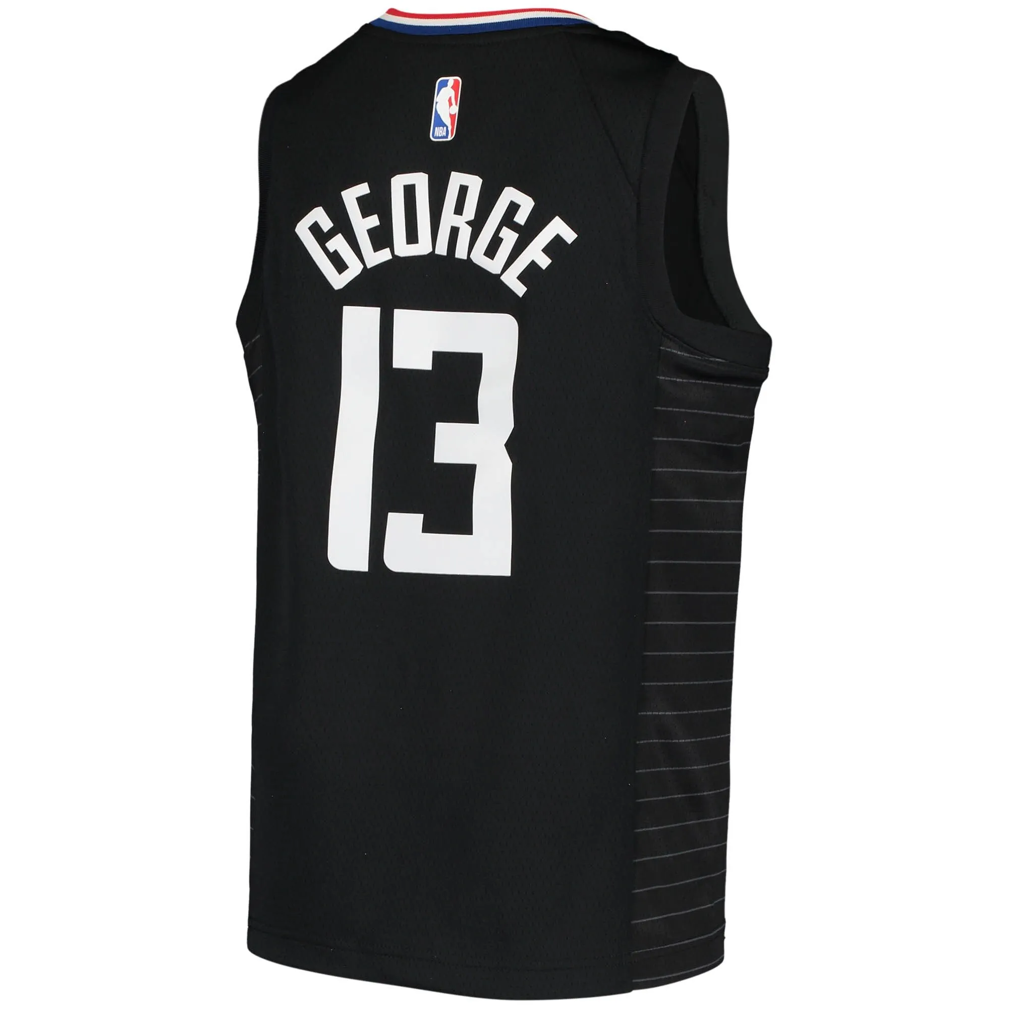 Paul George LA Clippers Jordan Brand Youth 2020/21 Swingman Player Jersey - Black - Statement Edition