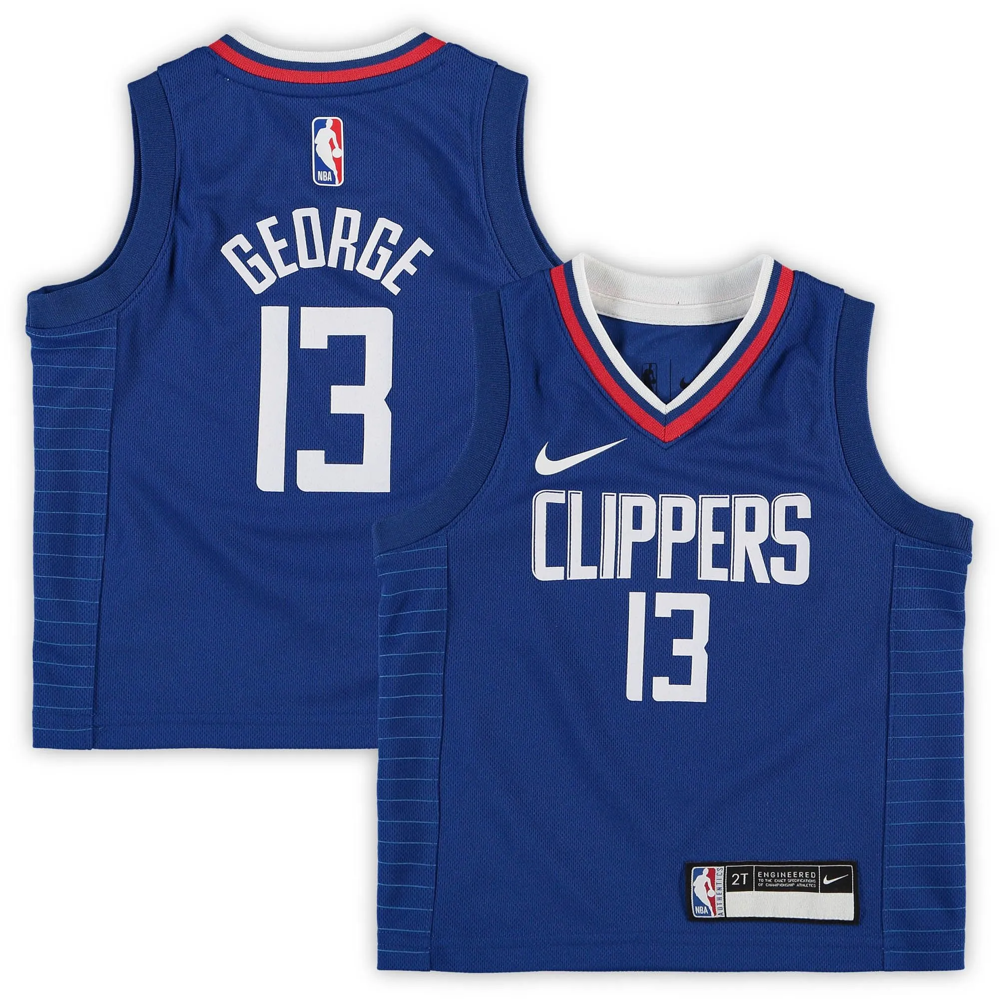 Paul George LA Clippers  Toddler 2020/21 Replica Jersey - Icon Edition - Royal