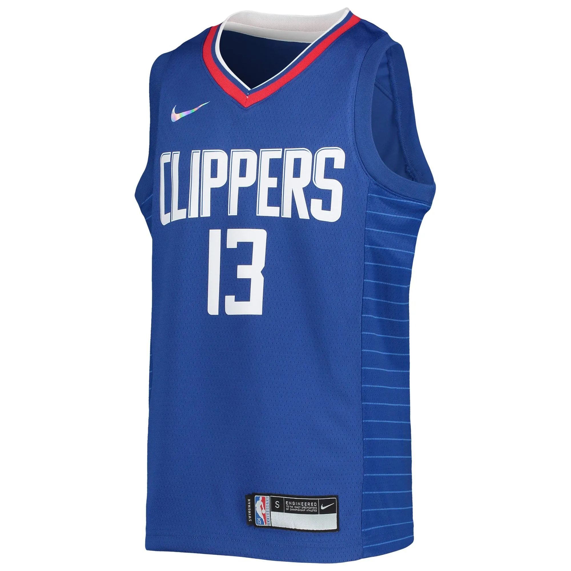 Paul George LA Clippers  Youth 2021/22 Diamond Swingman Jersey - Icon Edition - Royal