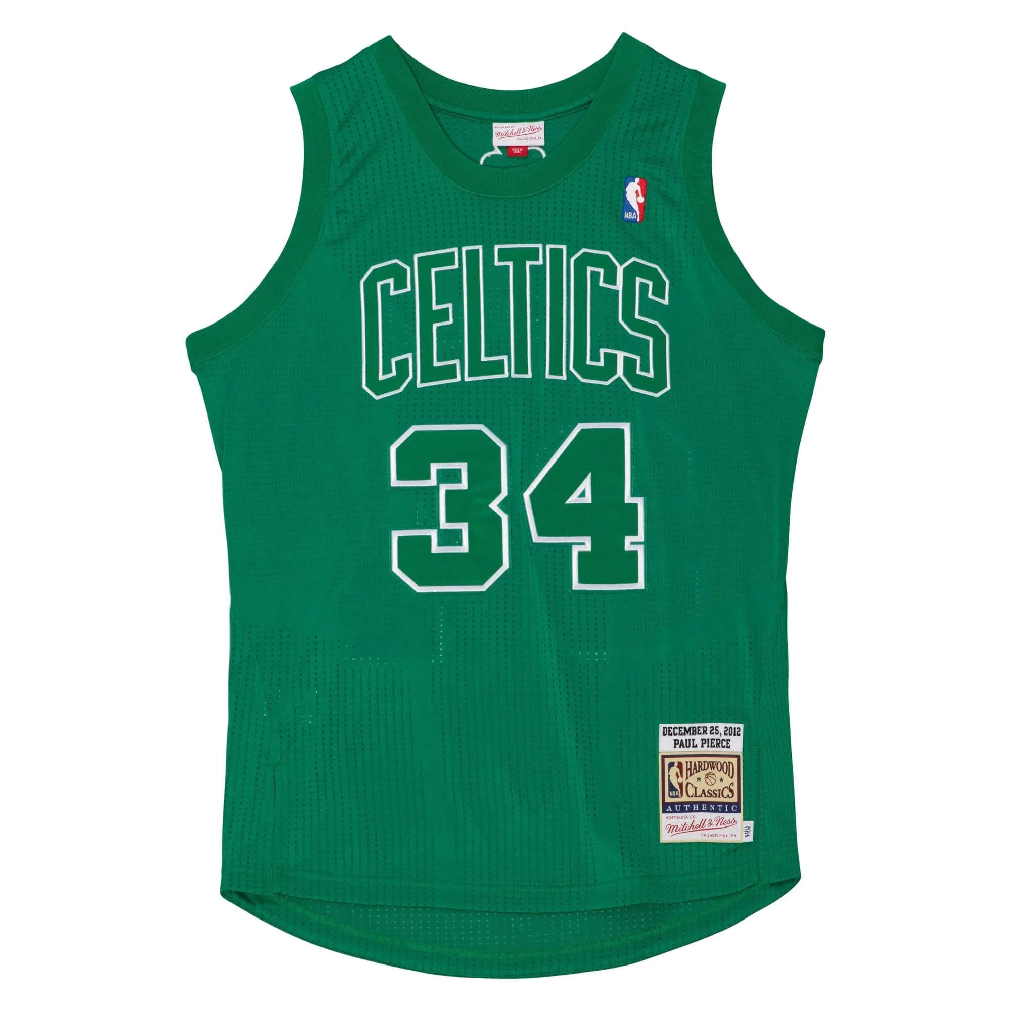 Paul Pierce Boston Celtics Mitchell & Ness 2012  Player Jersey - Kelly Green