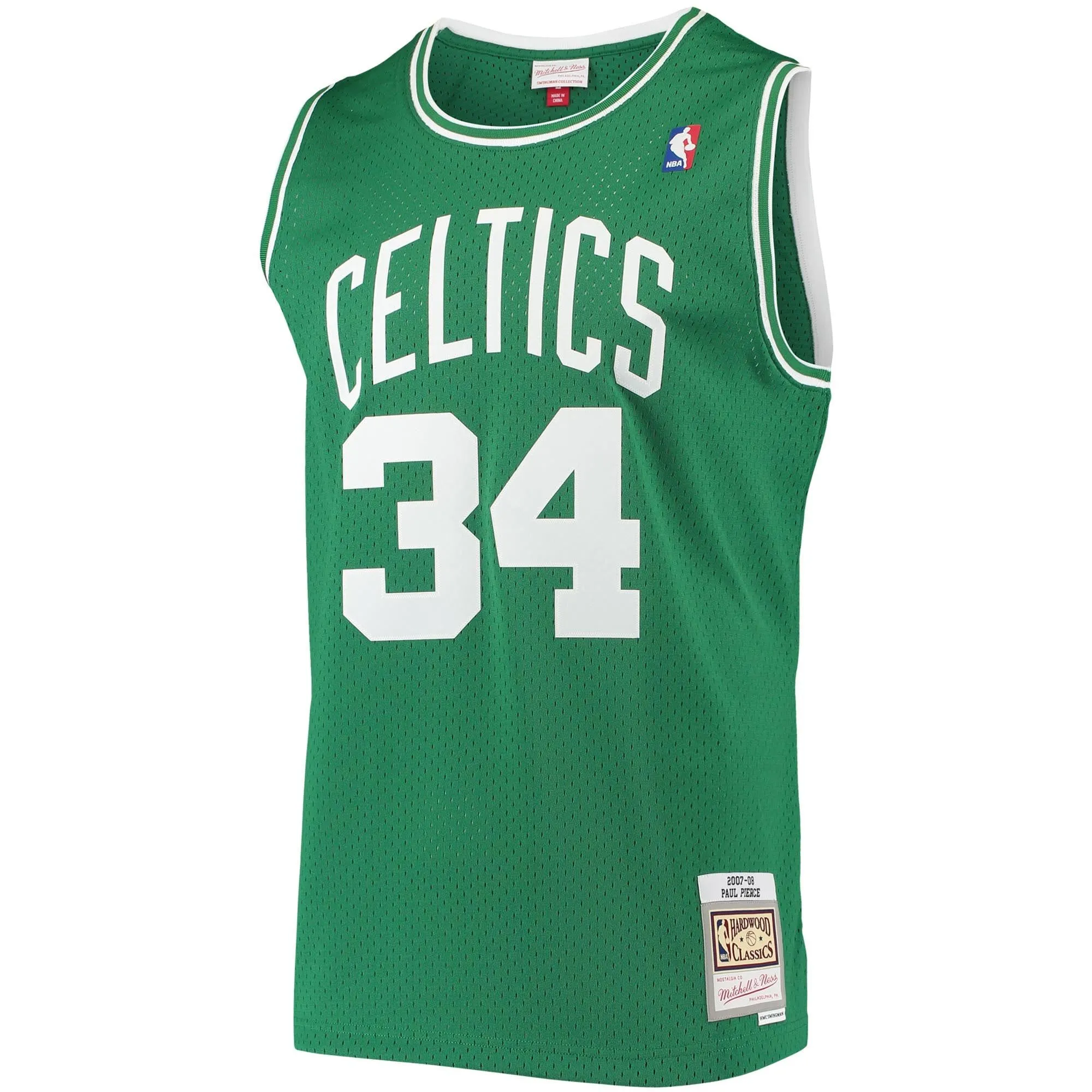 Paul Pierce Boston Celtics Mitchell & Ness Hardwood Classics Swingman Jersey - Kelly Green