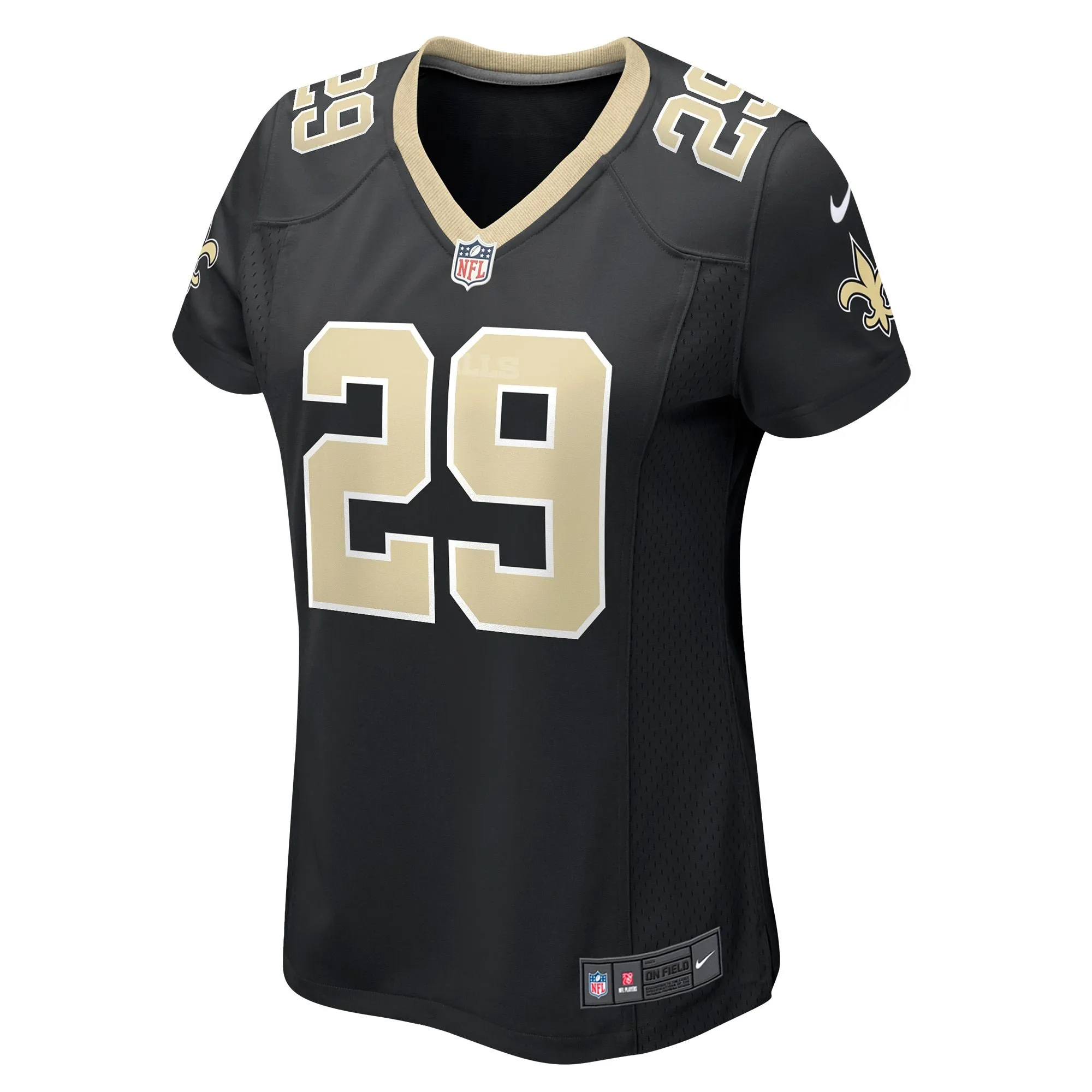 Paulson Adebo New Orleans Saints  Women's Game Jersey - Black