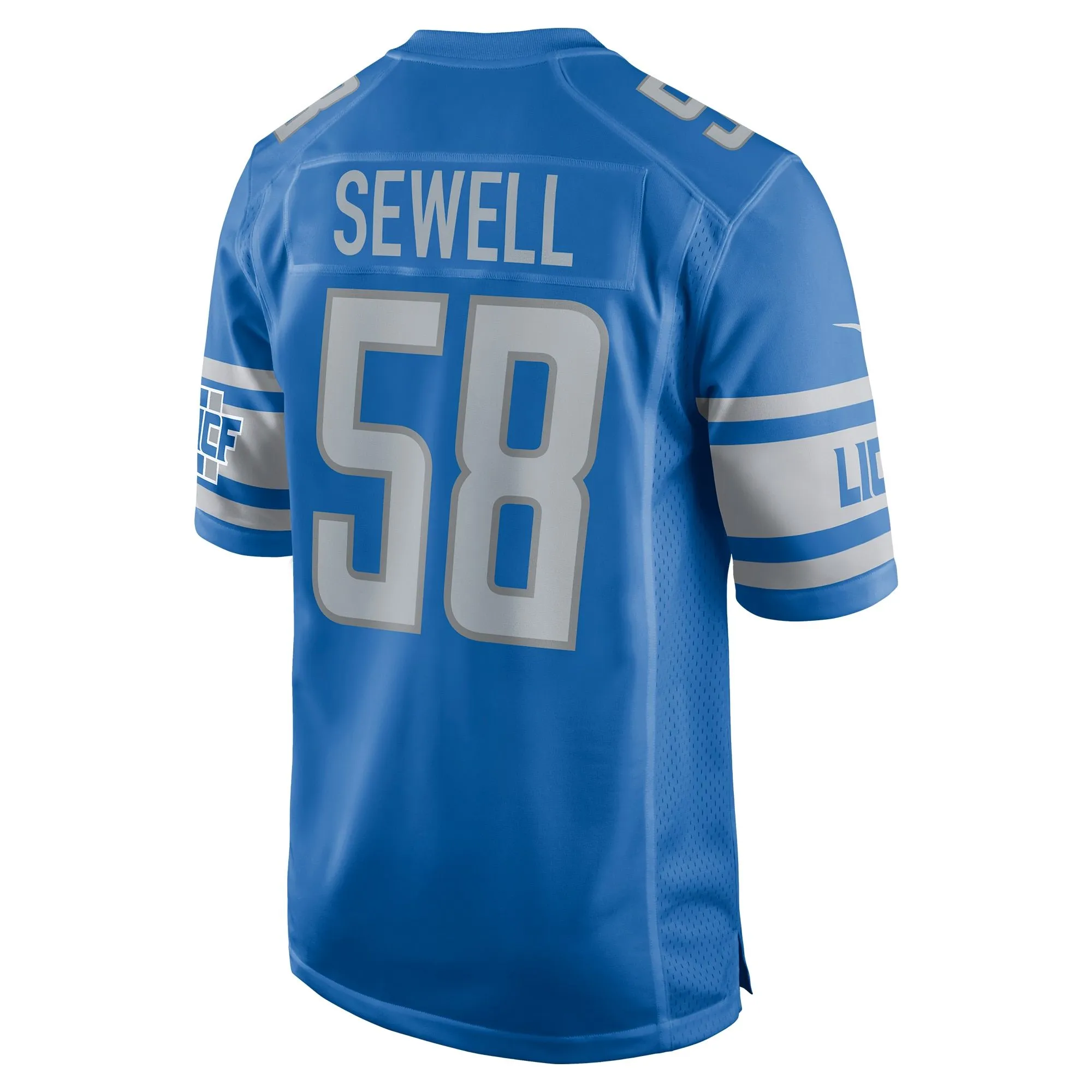 Penei Sewell Detroit Lions  Game Jersey - Blue