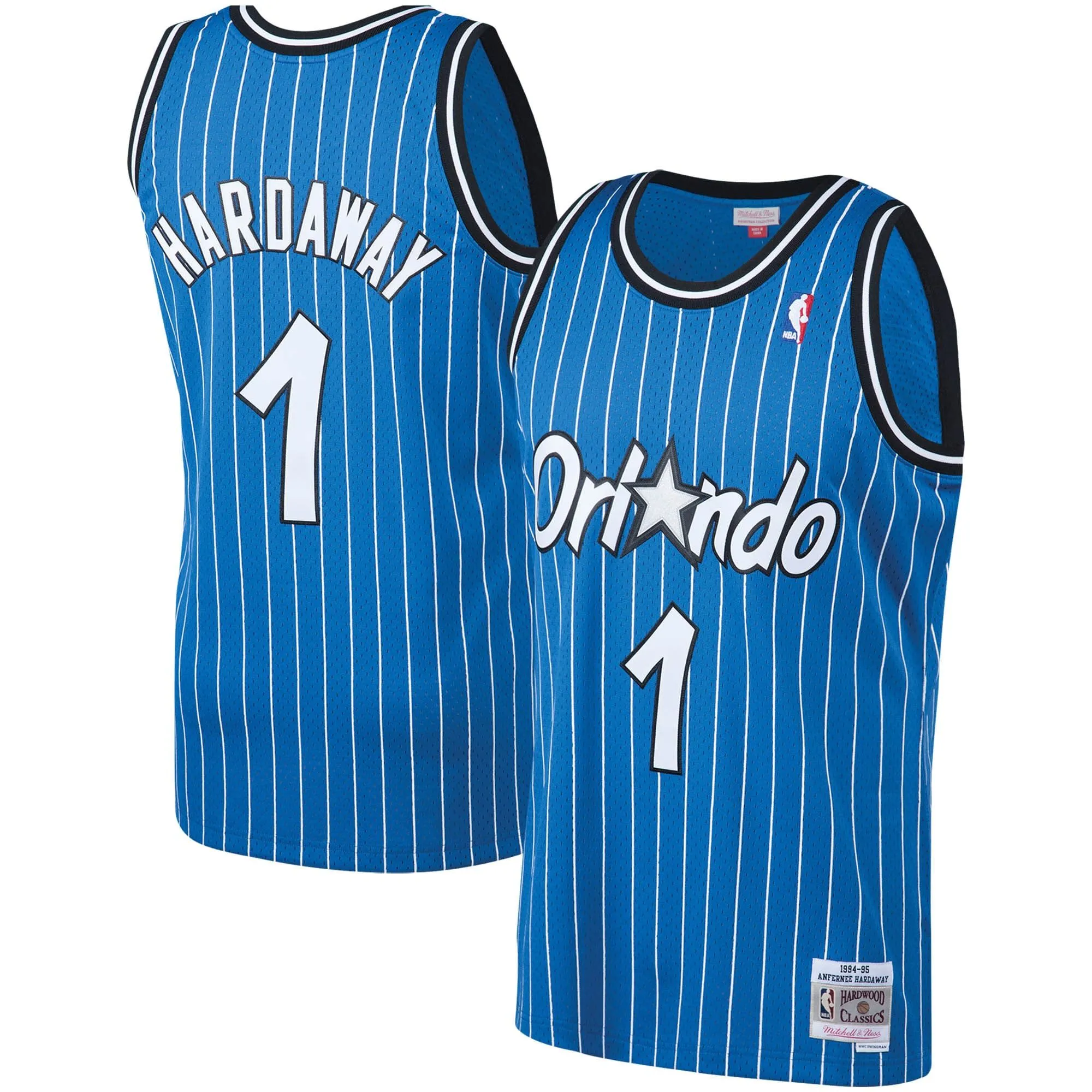 Penny Hardaway Orlando Magic Mitchell & Ness 1994/95 Big & Tall Hardwood Classics Swingman Jersey - Blue