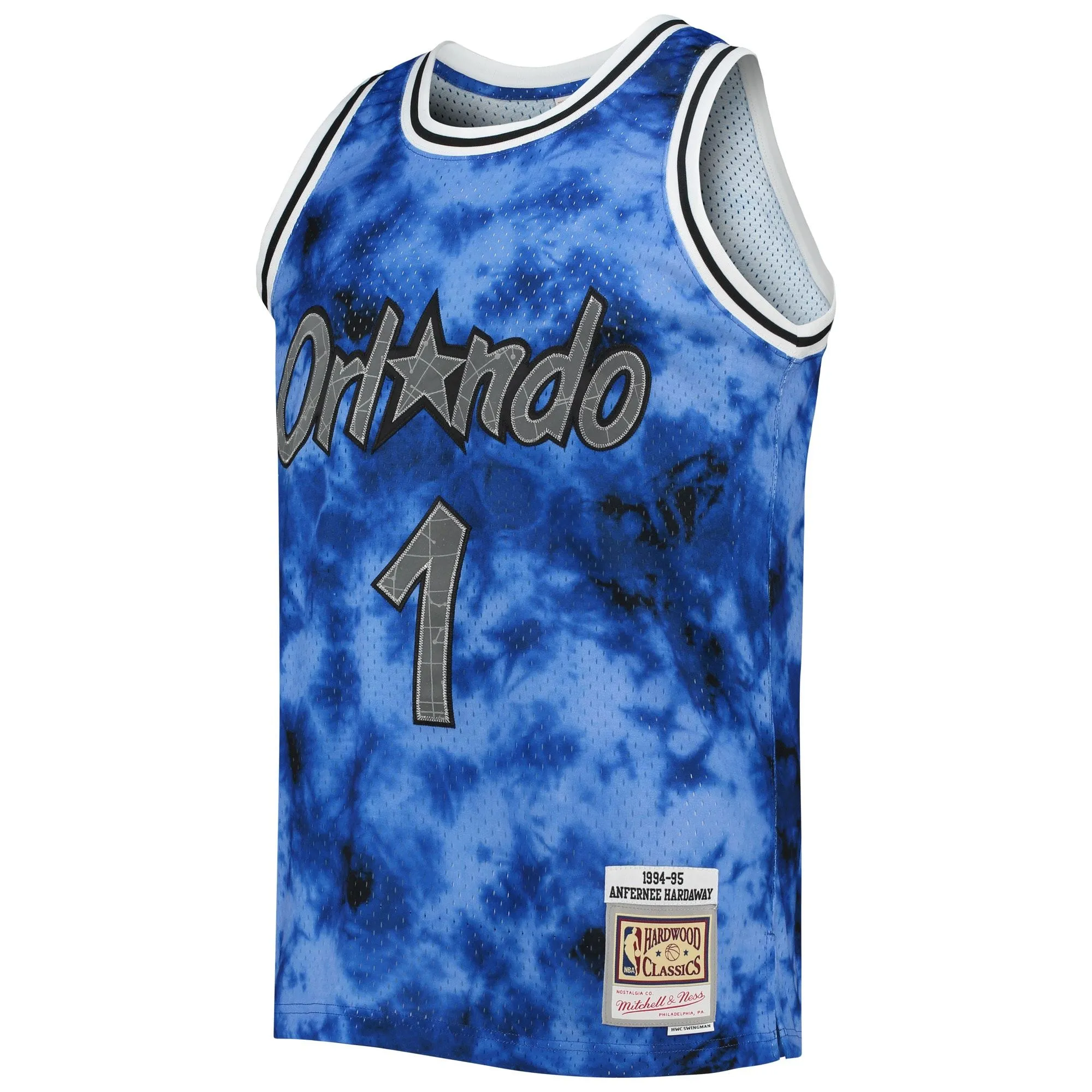 Penny Hardaway Orlando Magic Mitchell & Ness 1994/95 Galaxy Swingman Jersey - Blue