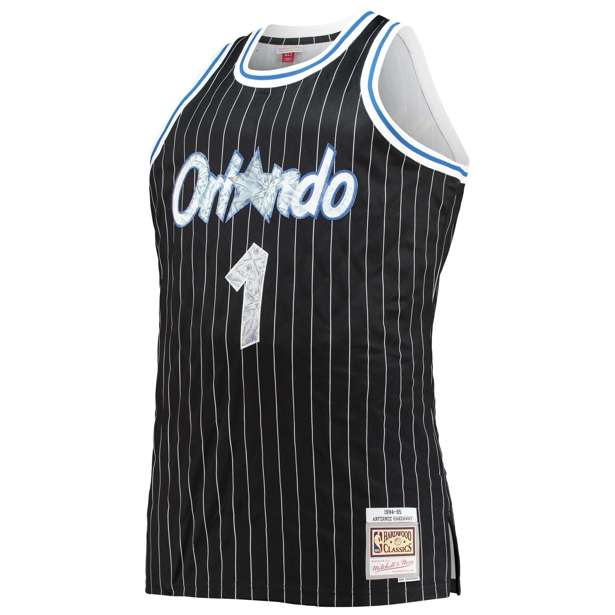 Penny Hardaway Orlando Magic Mitchell & Ness Big & Tall 1994/95 NBA 75th Anniversary Diamond Swingman Jersey - Black