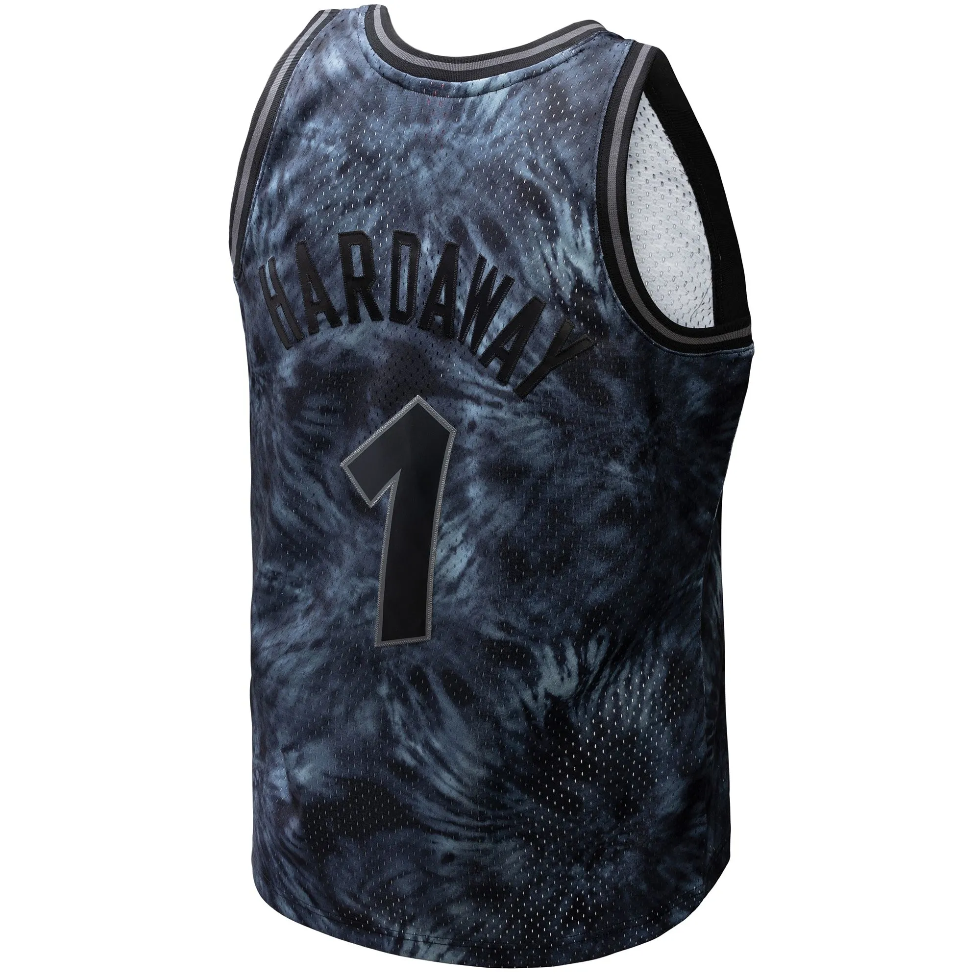 Penny Hardaway Orlando Magic Mitchell & Ness Hardwood Classics 1984/85 Tie-Dye Swingman Jersey - Black