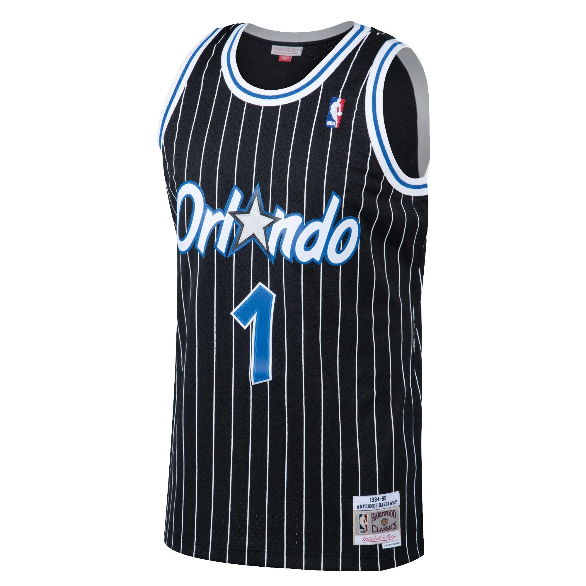 Penny Hardaway Orlando Magic Mitchell & Ness Hardwood Classics Swingman Jersey - Black