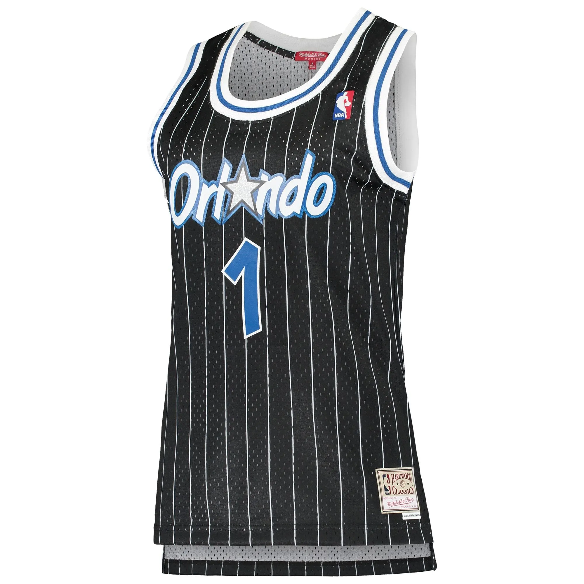 Penny Hardaway Orlando Magic Mitchell & Ness Women's 1994/95 Hardwood Classics Swingman Jersey - Black