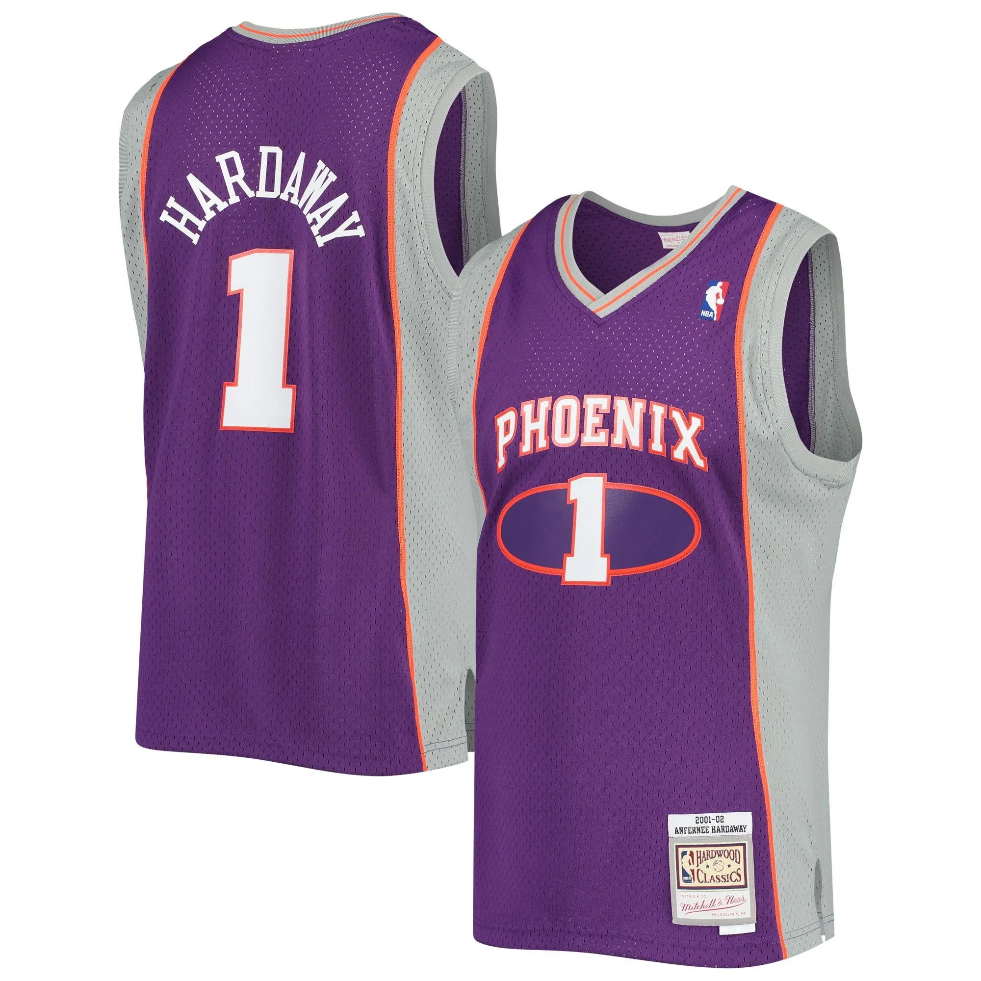 Penny Hardaway Phoenix Suns Mitchell & Ness 2001/02 Hardwood Classics Swingman Jersey - Purple