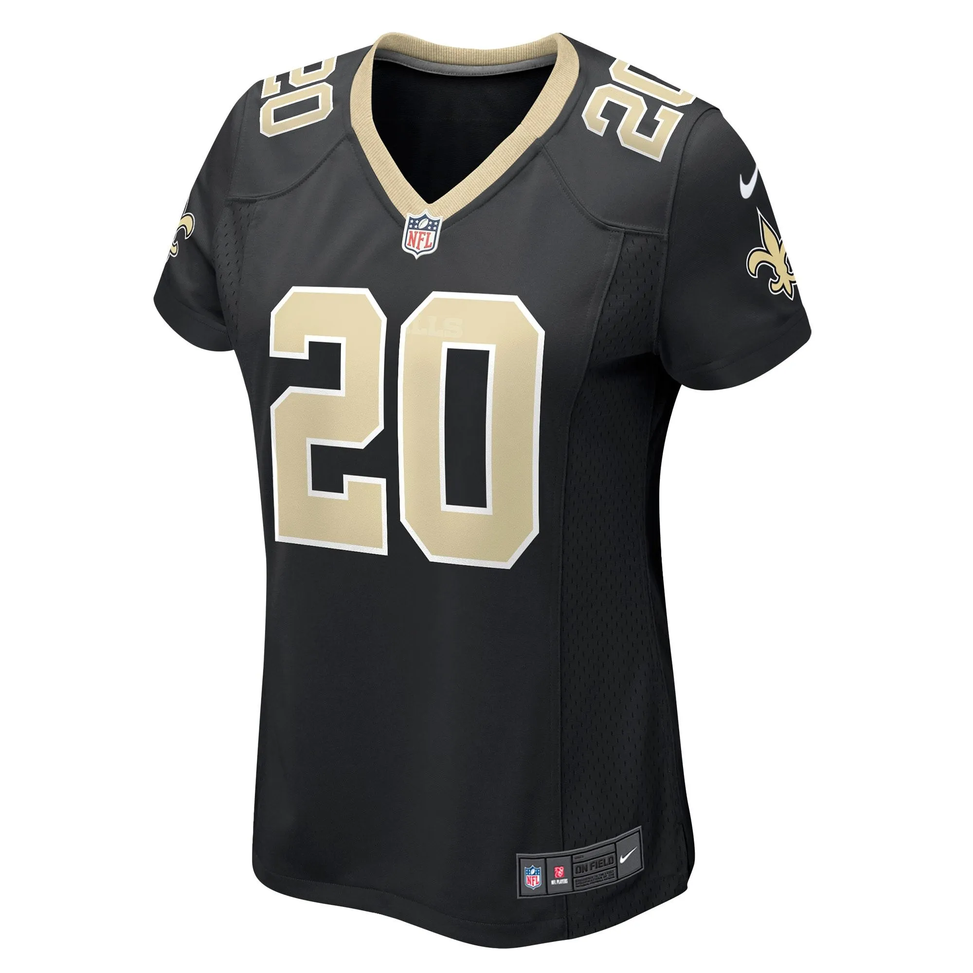 Pete Werner New Orleans Saints  Women's Game Jersey - Black