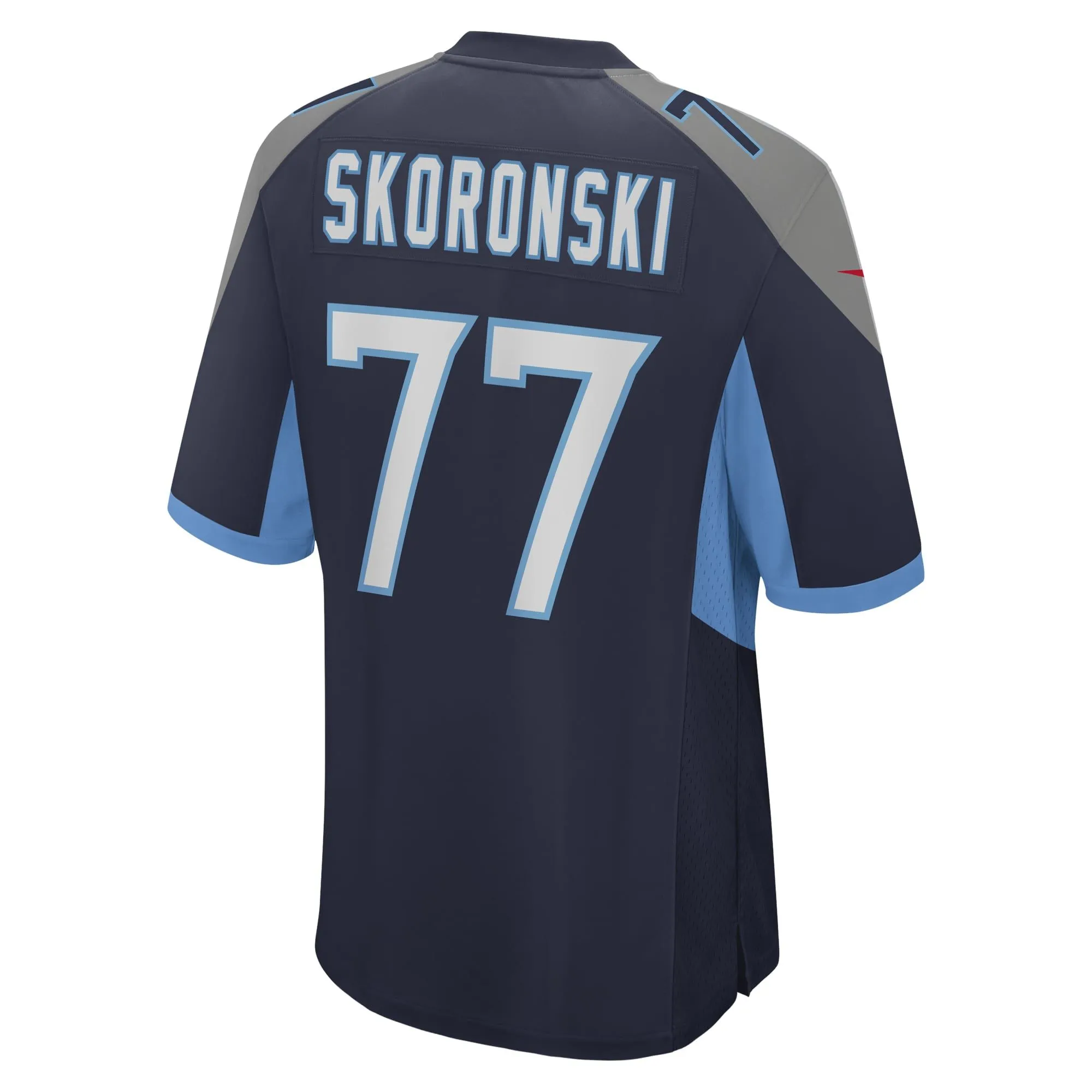 Peter Skoronski Tennessee Titans  2023 NFL Draft First Round Pick Game Jersey - Navy