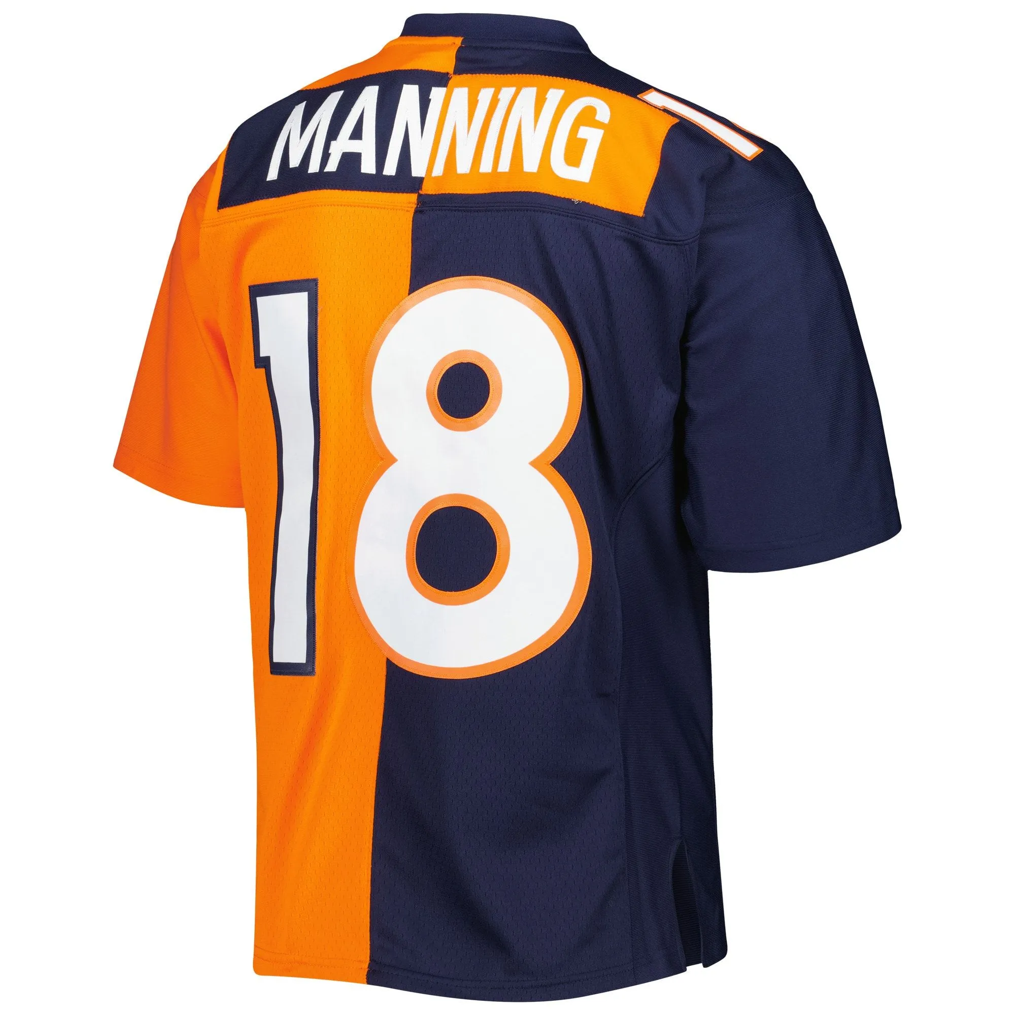 Peyton Manning Denver Broncos Mitchell & Ness 2015 Split Legacy Replica Jersey - Navy/Orange