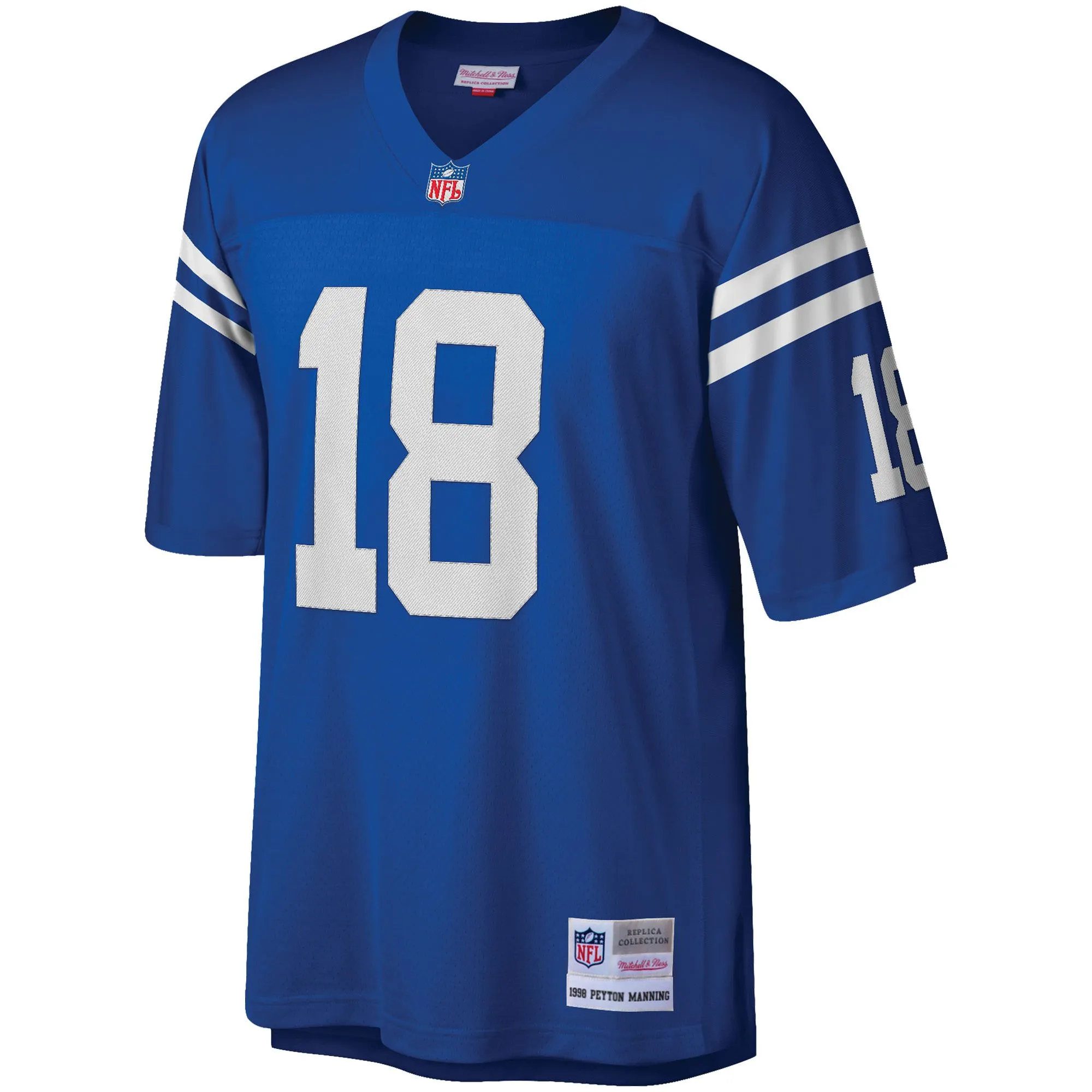 Peyton Manning Indianapolis Colts Mitchell & Ness Big & Tall 1998 Retired Player Replica Jersey - Royal