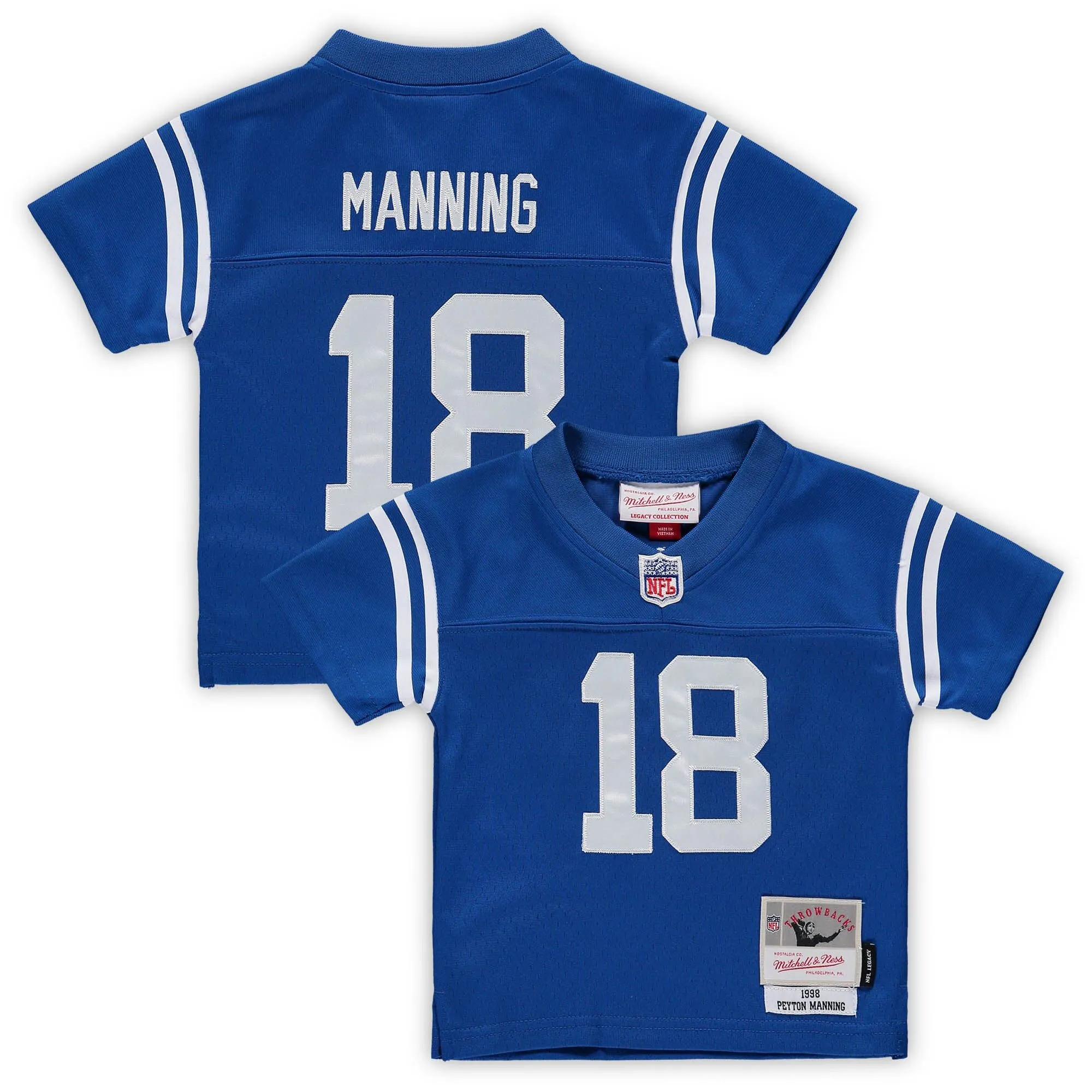 Peyton Manning Indianapolis Colts Mitchell & Ness Infant 1998 Retired Legacy Jersey - Royal