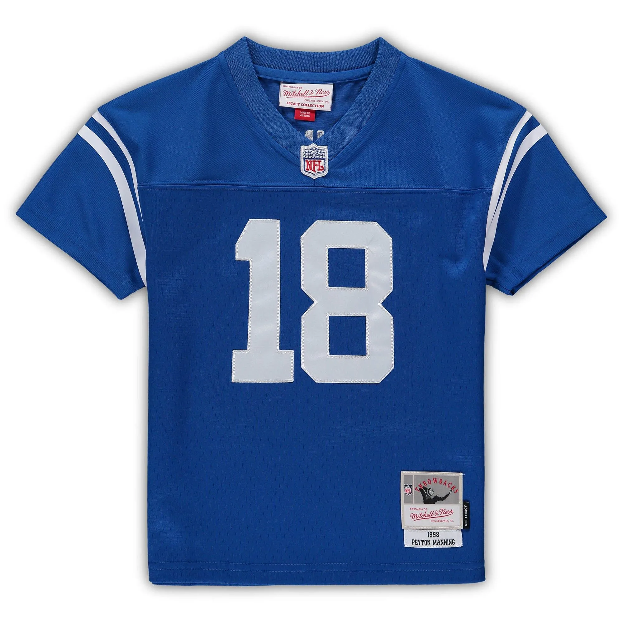 Peyton Manning Indianapolis Colts Mitchell & Ness Male Preschool Retired Legacy Jersey - Royal