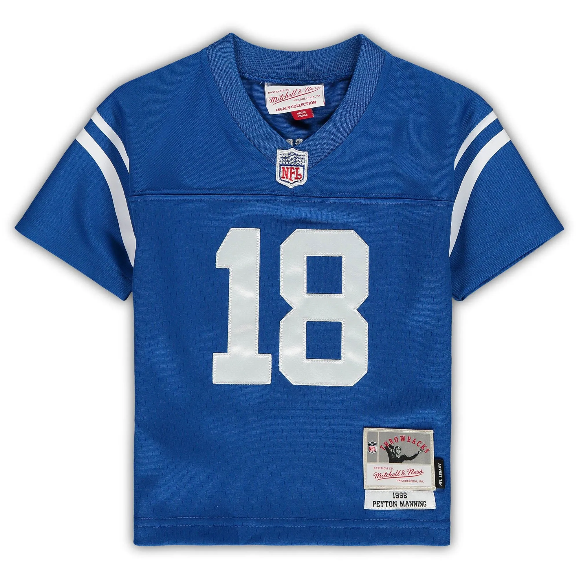 Peyton Manning Indianapolis Colts Mitchell & Ness Toddler 1998 Retired Legacy Jersey - Royal