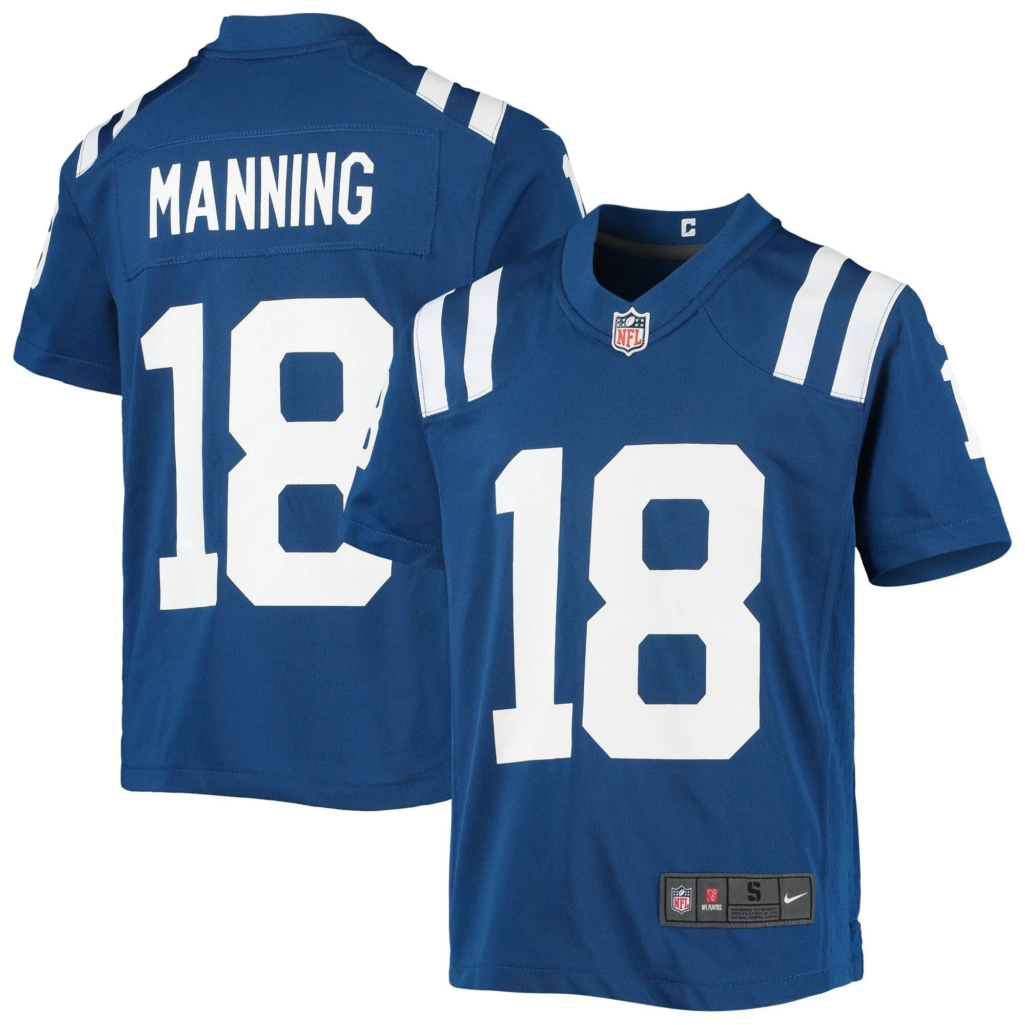 Peyton Manning Indianapolis Colts  Youth Retired Player Game Jersey - Royal