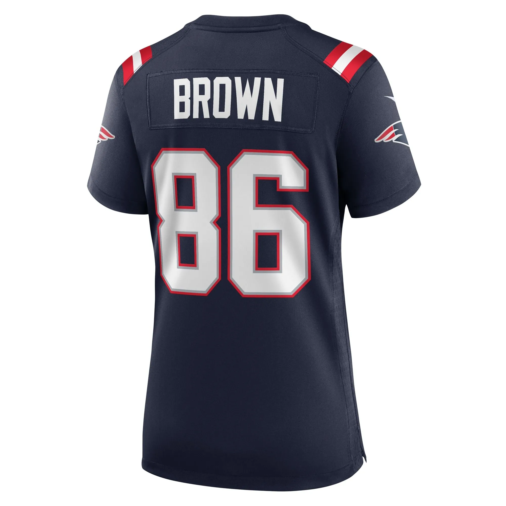 Pharaoh Brown New England Patriots  Women's Team Game Jersey -  Navy