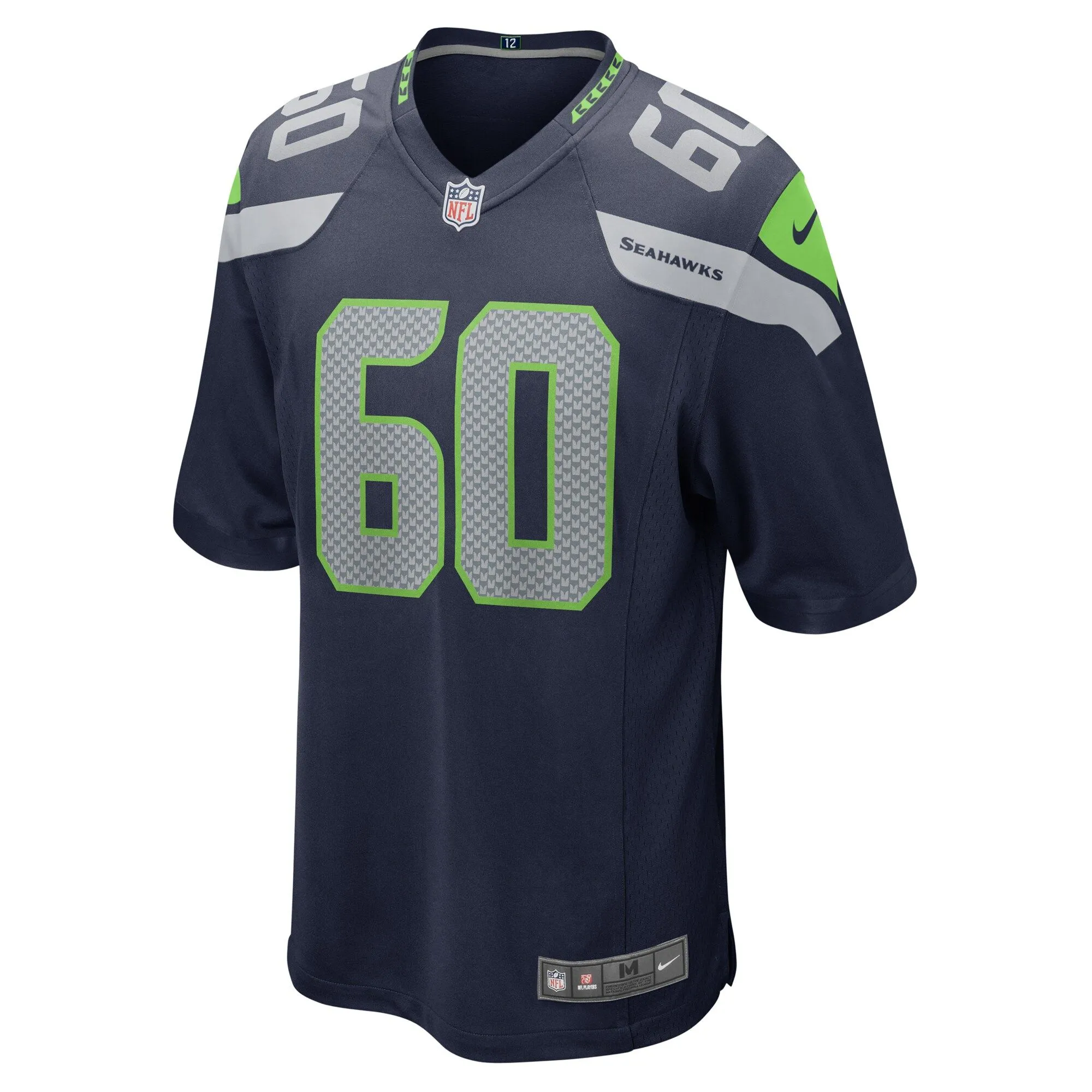 Phil Haynes Seattle Seahawks  Game Jersey - College Navy