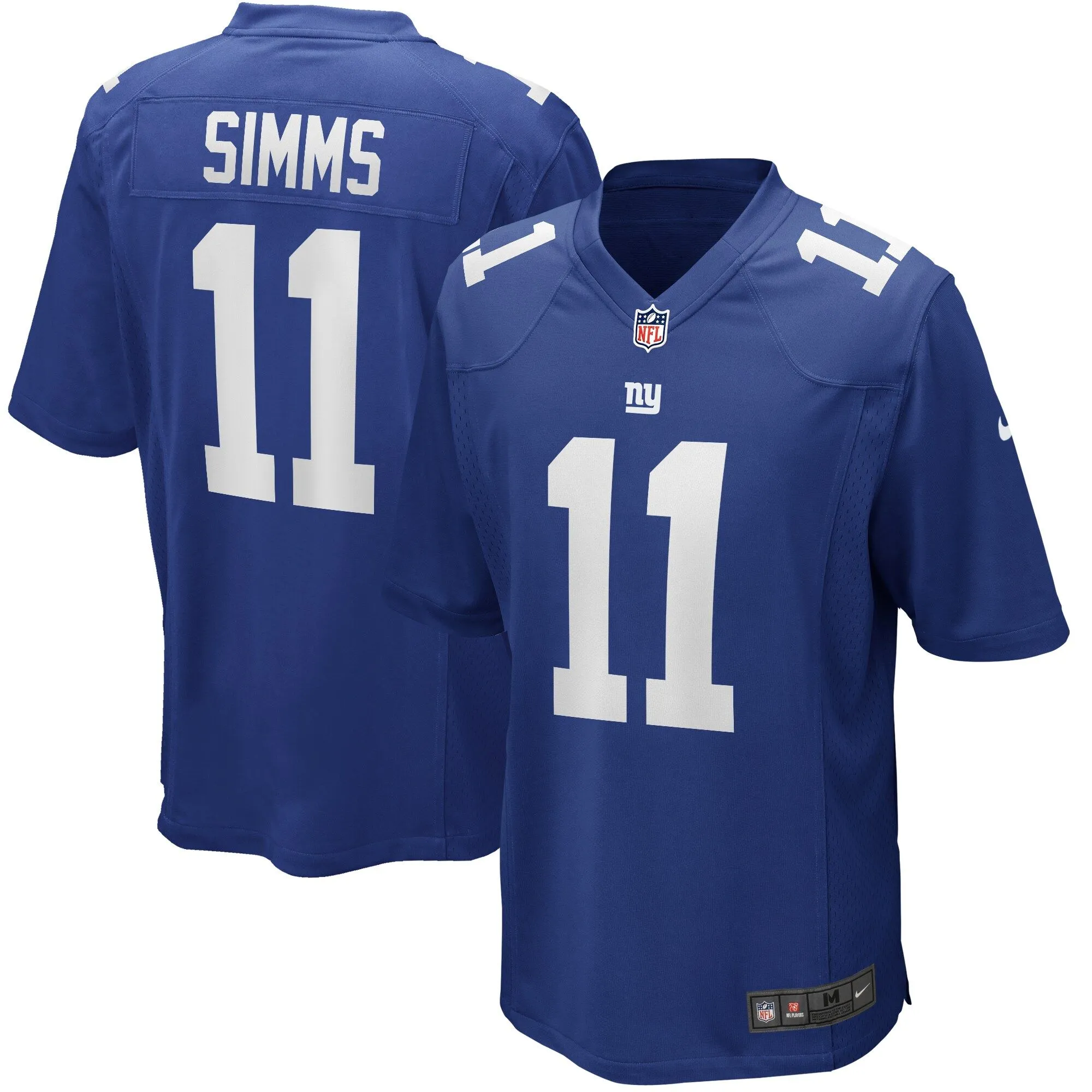 Phil Simms New York Giants  Game Retired Player Jersey - Royal