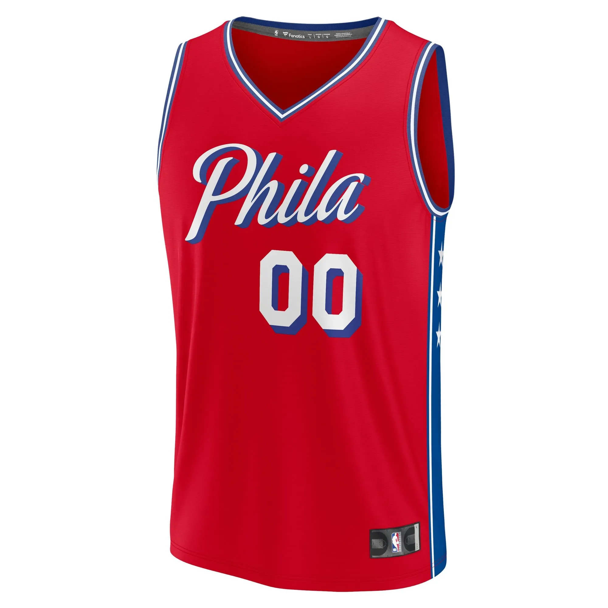 Philadelphia 76ers Fanatics Branded Youth Fast Break Replica Custom Jersey - Statement Edition - Red