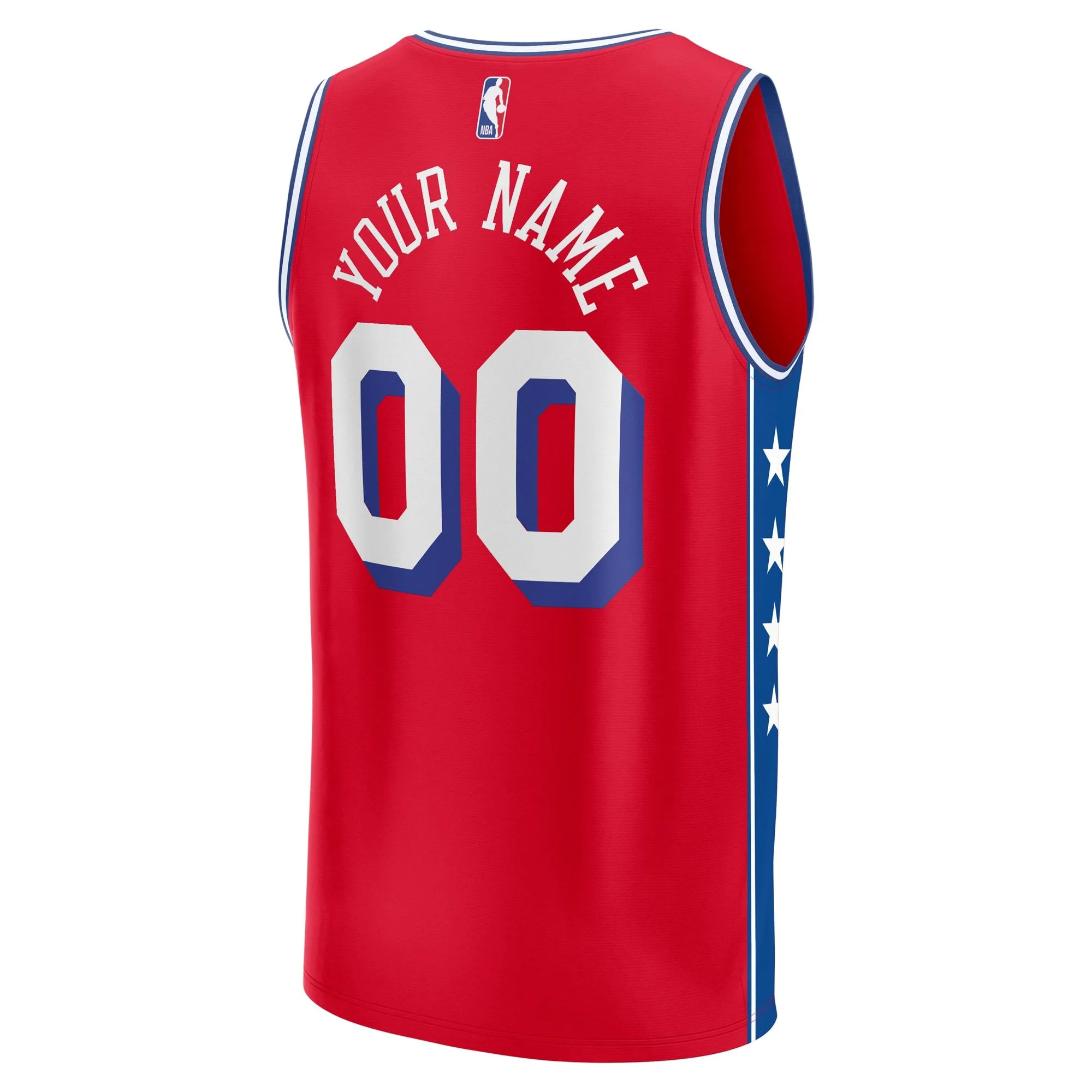 Philadelphia 76ers Fanatics Branded Youth Fast Break Replica Custom Jersey - Statement Edition - Red