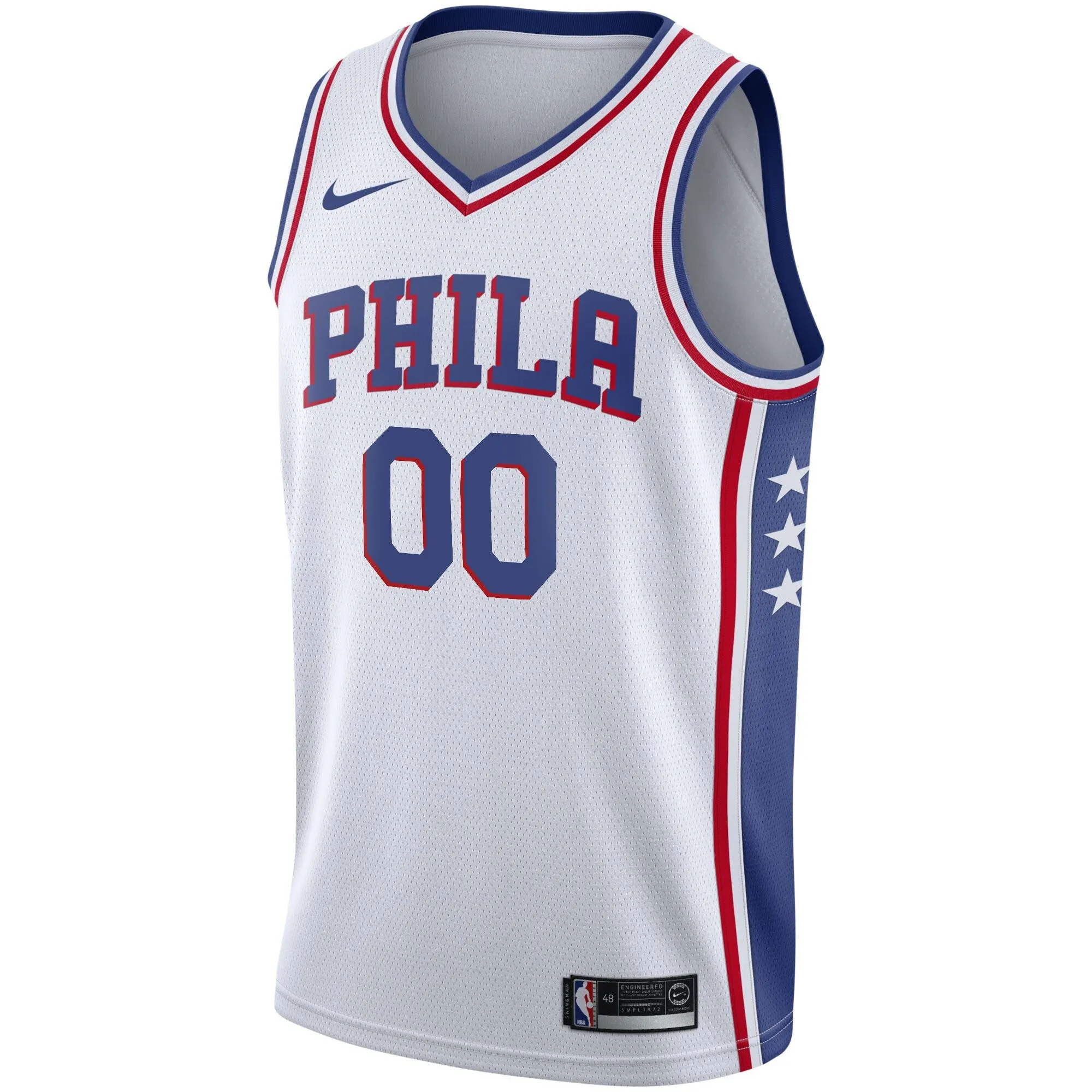 Philadelphia 76ers  2020/21 Swingman Custom Jersey - Association Edition - White