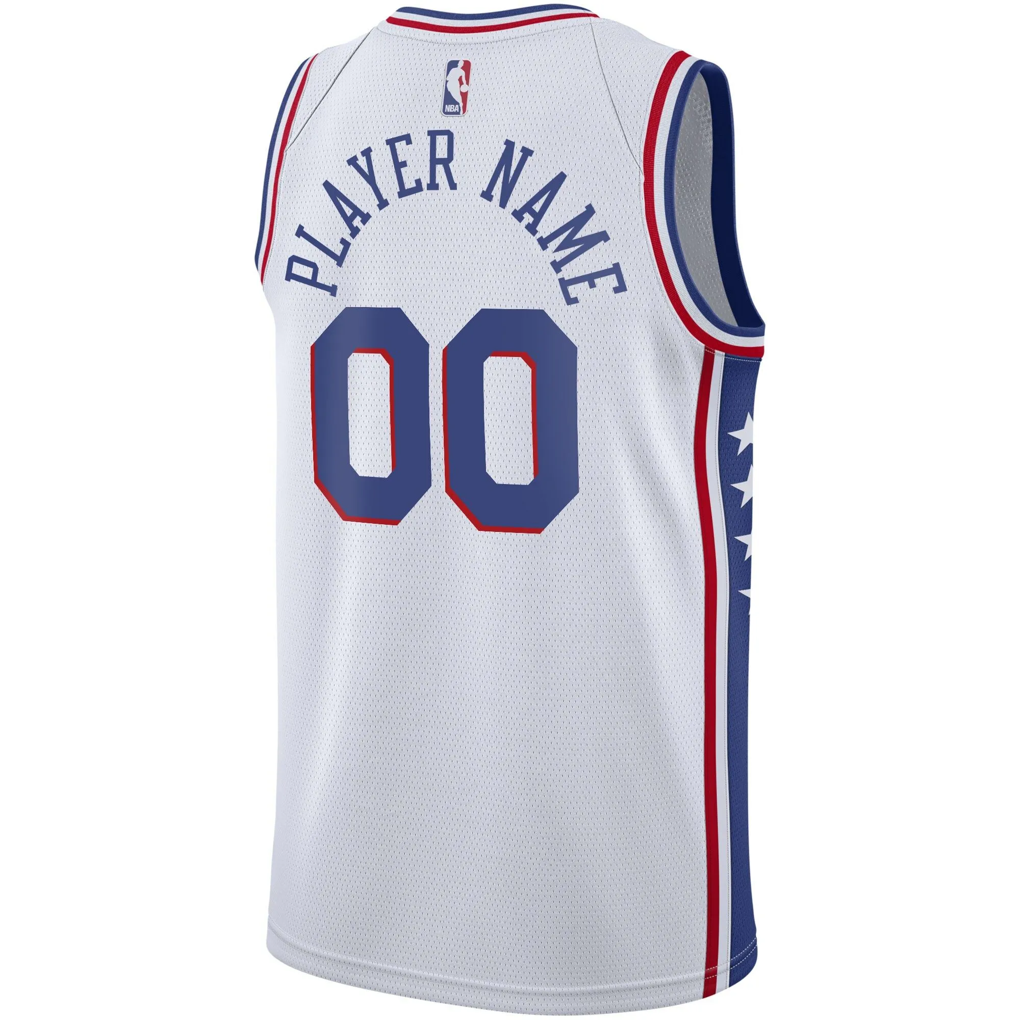 Philadelphia 76ers  2020/21 Swingman Custom Jersey - Association Edition - White