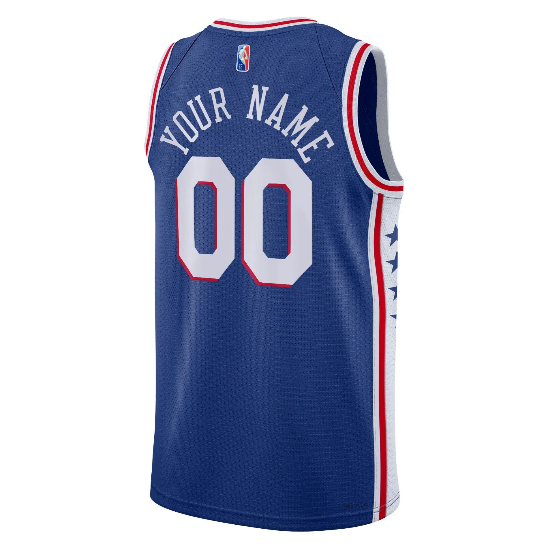 Philadelphia 76ers  2021/22 Diamond Swingman Custom Jersey - Icon Edition - Royal