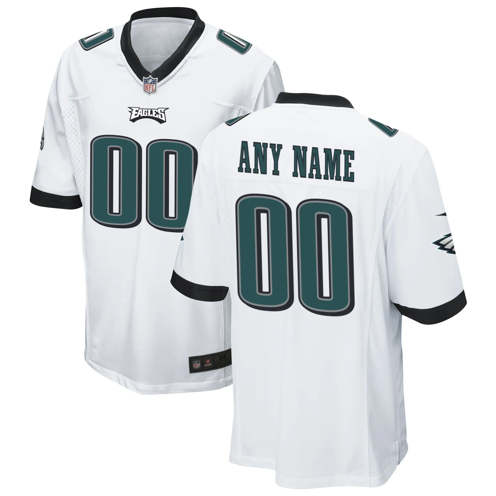 Philadelphia Eagles  Custom Game Jersey - White