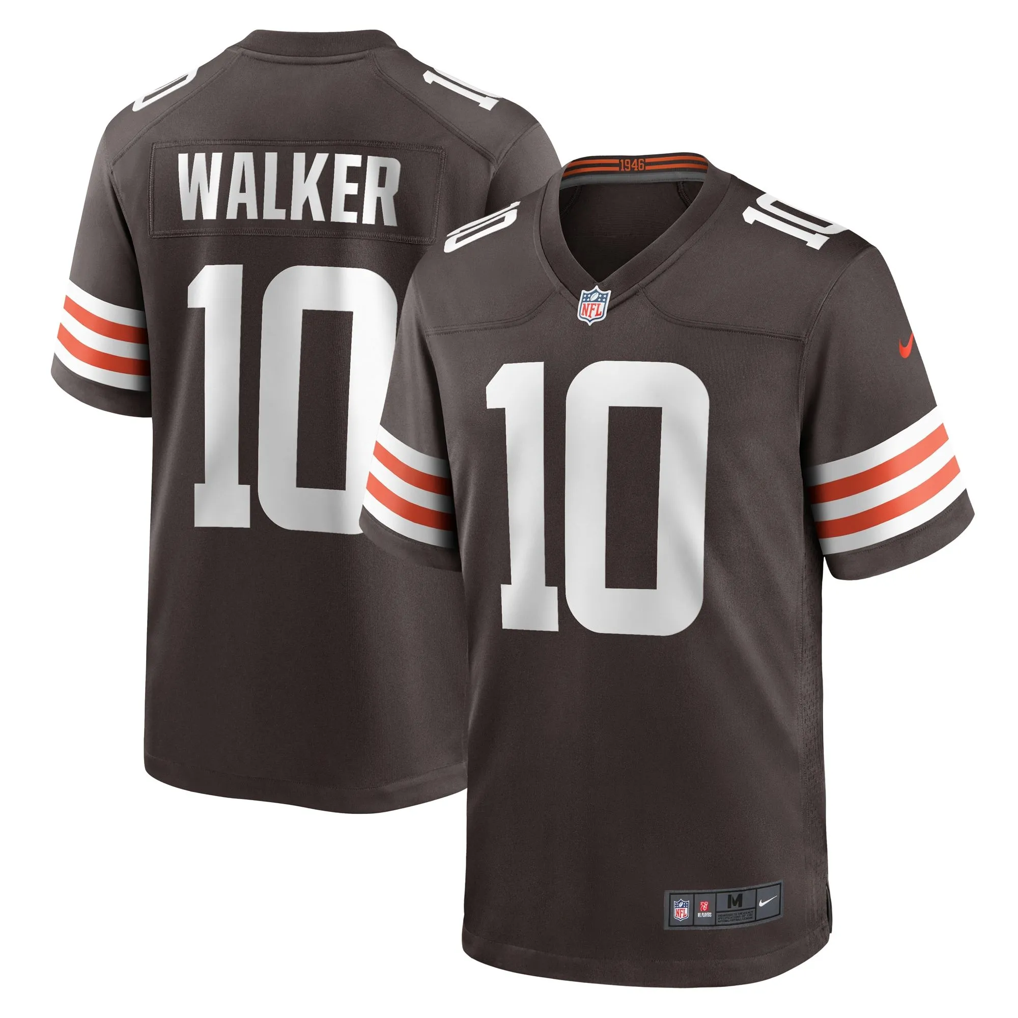 Phillip Walker Cleveland Browns  Team Game Jersey -  Brown