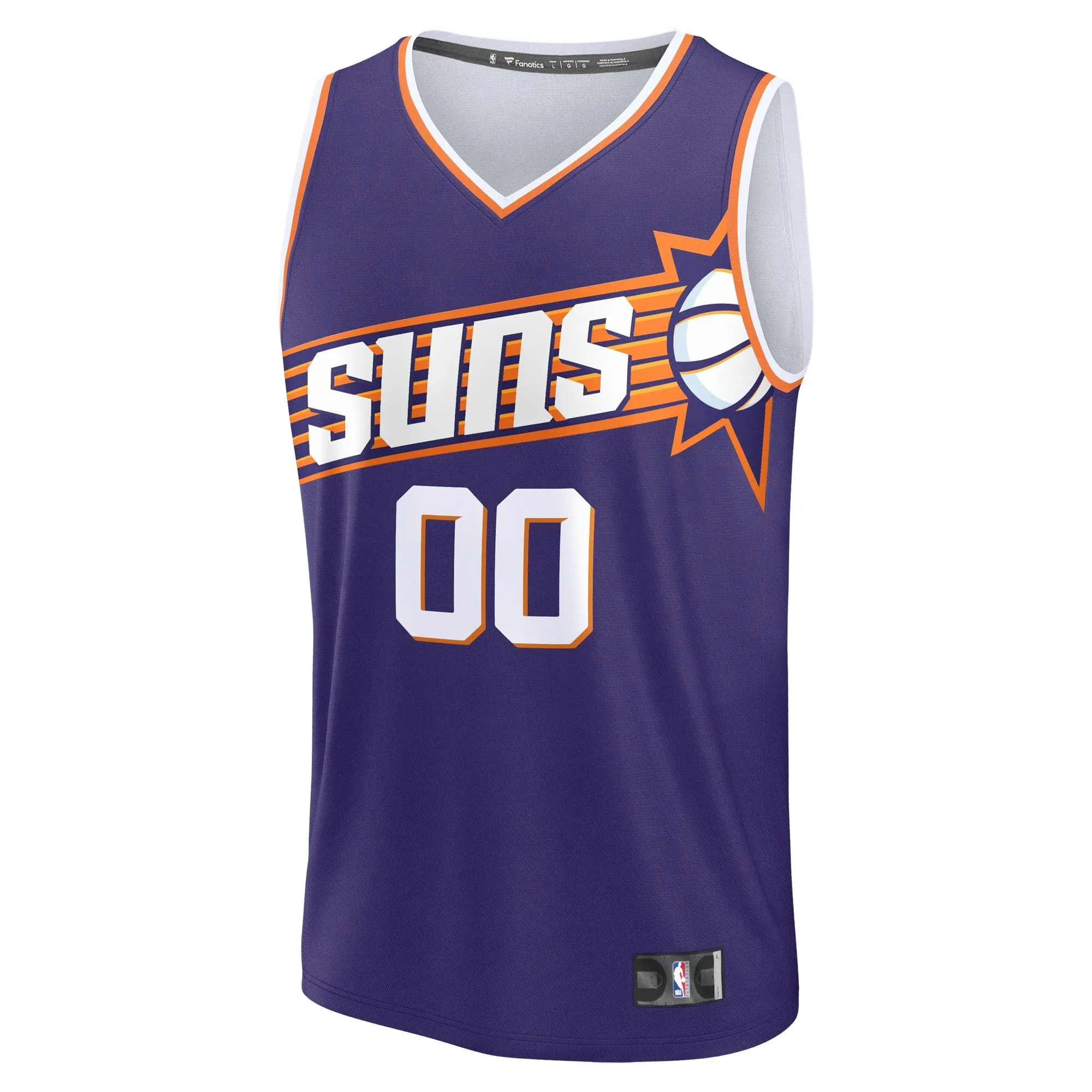 Phoenix Suns Fanatics Branded Custom Fast Break Jersey - Purple - Icon Edition