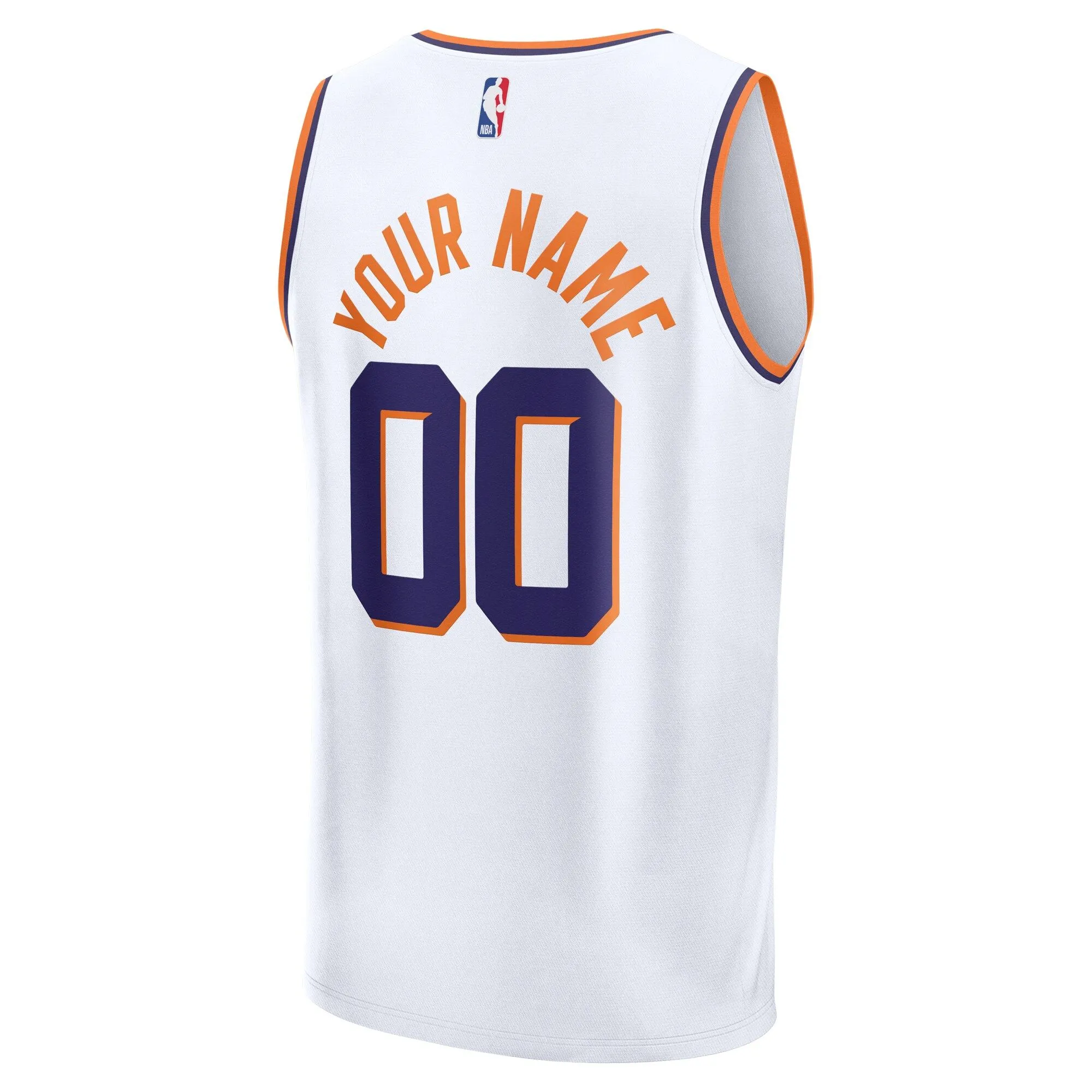 Phoenix Suns Fanatics Branded Custom Fast Break Jersey - White - Association Edition