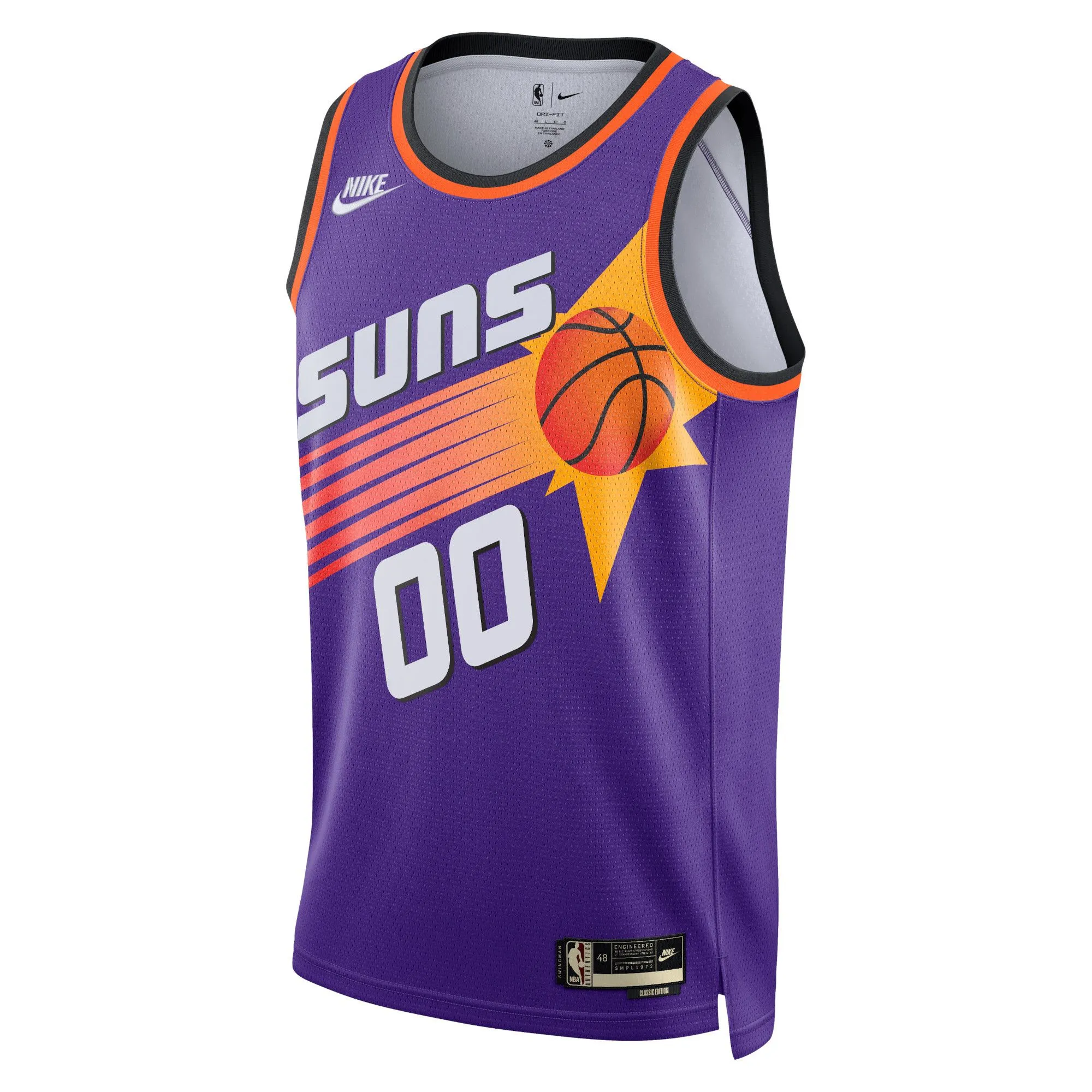 Phoenix Suns  Unisex 2022/23 Custom Swingman Jersey - Classic Edition - Purple