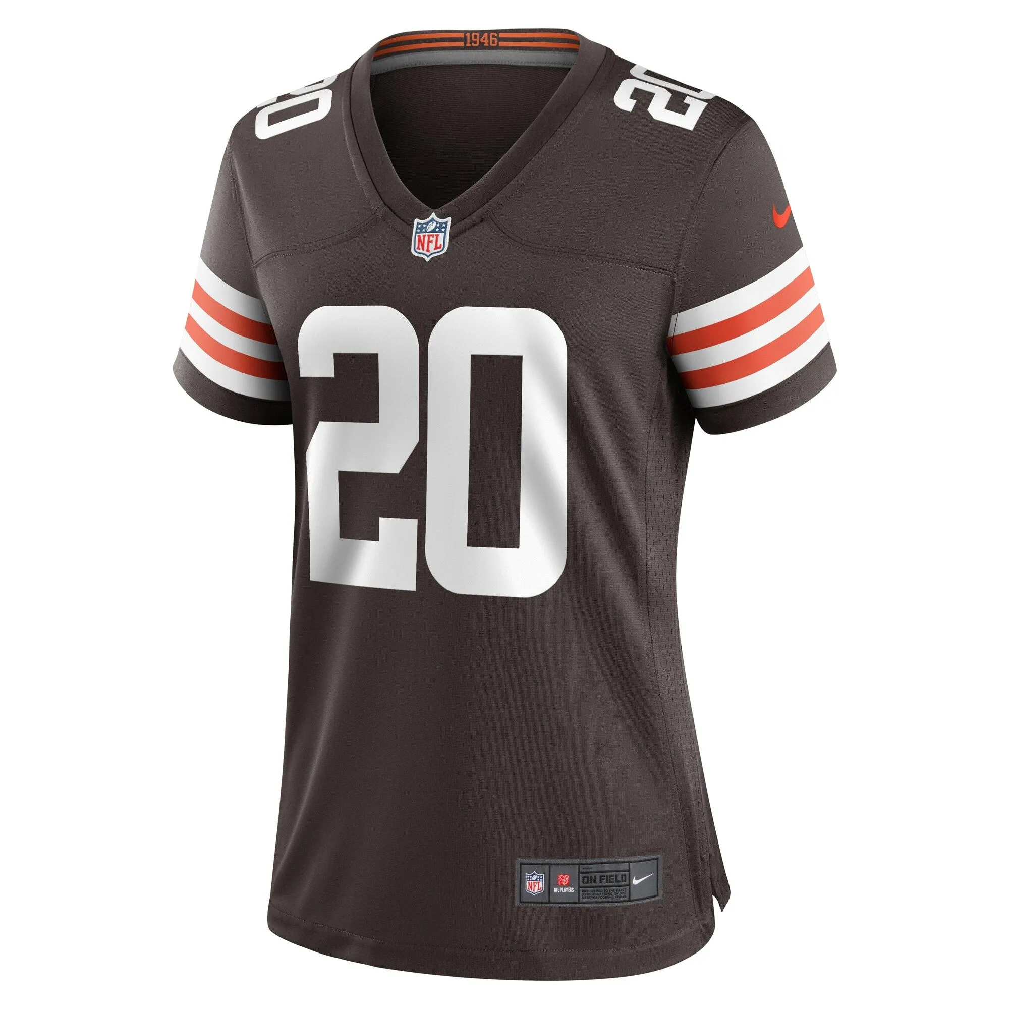 Pierre Strong Jr. Cleveland Browns  Women's Team Game Jersey -  Brown