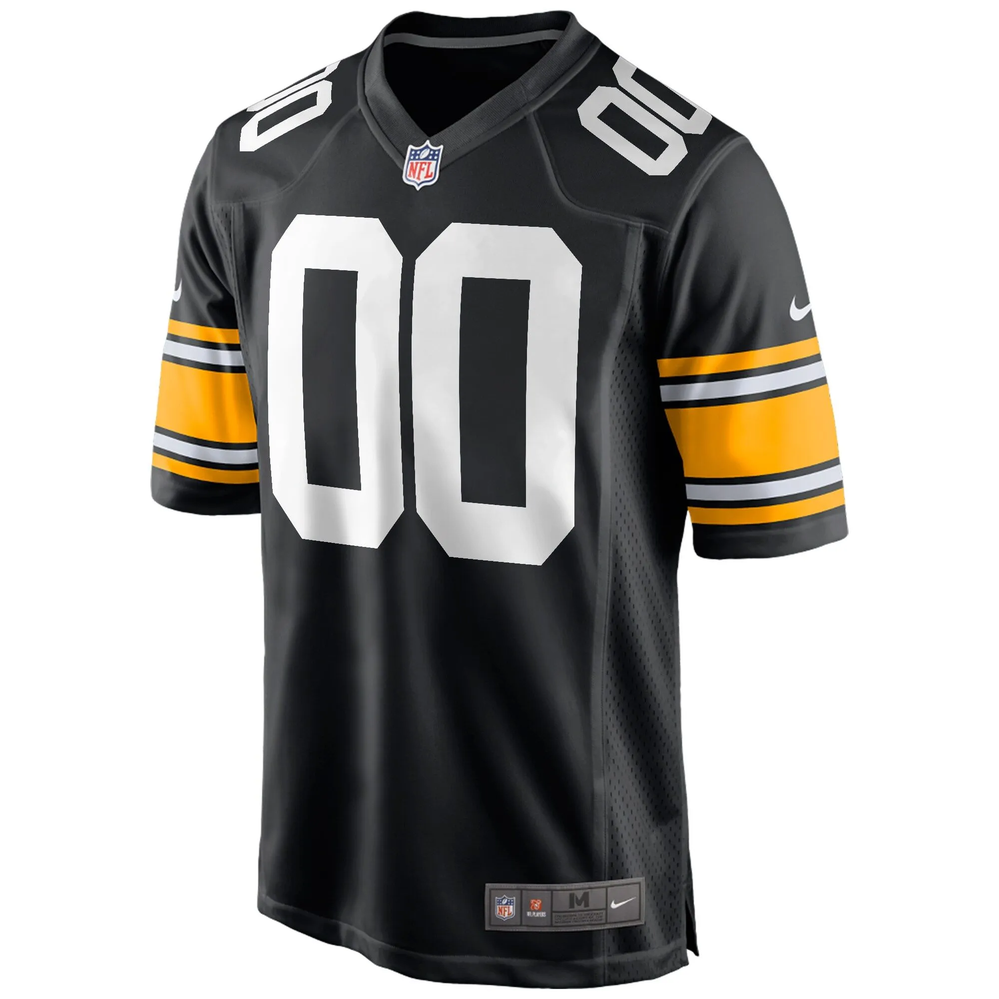 Pittsburgh Steelers  Alternate Custom Game Jersey - Black