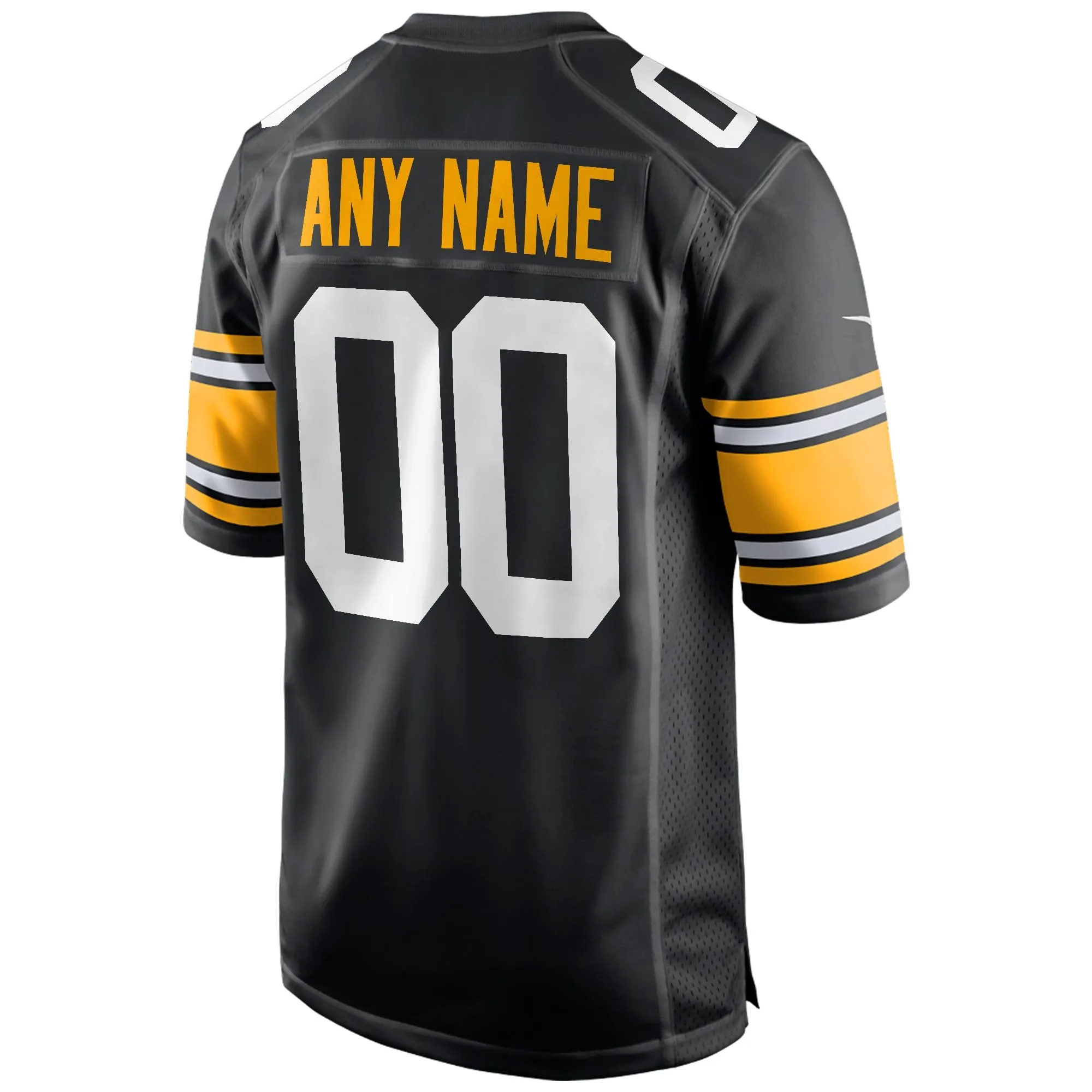 Pittsburgh Steelers  Alternate Custom Game Jersey - Black